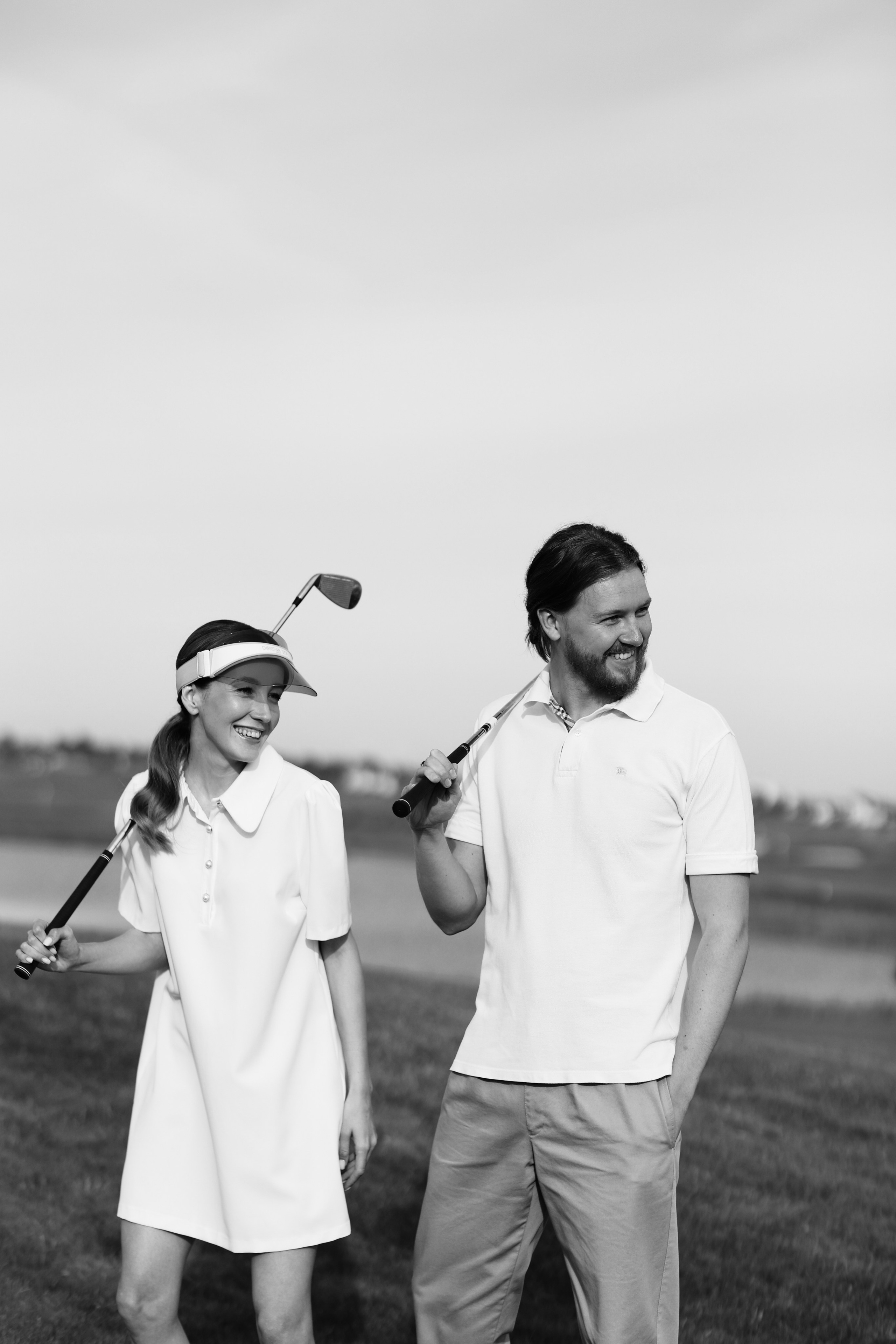 Свадебная фотосессия в гольф-клубе Петергофа. Свадебный и love story фотограф в Санкт-Петербурге (Спб) Natali Iva