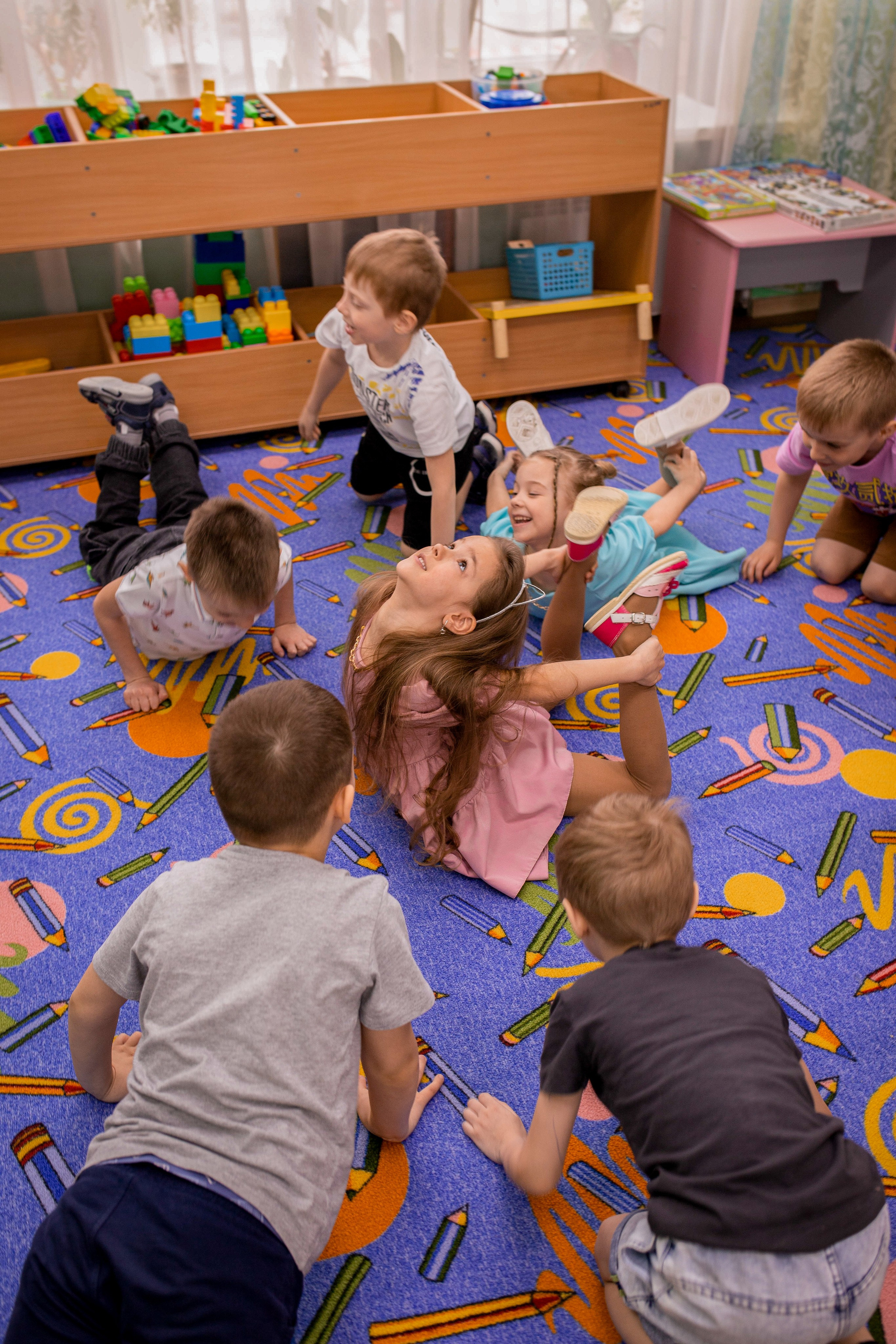 Степа, Даша и Алиса в детском саду. Семейный и детский фотограф город Тында Дарья
