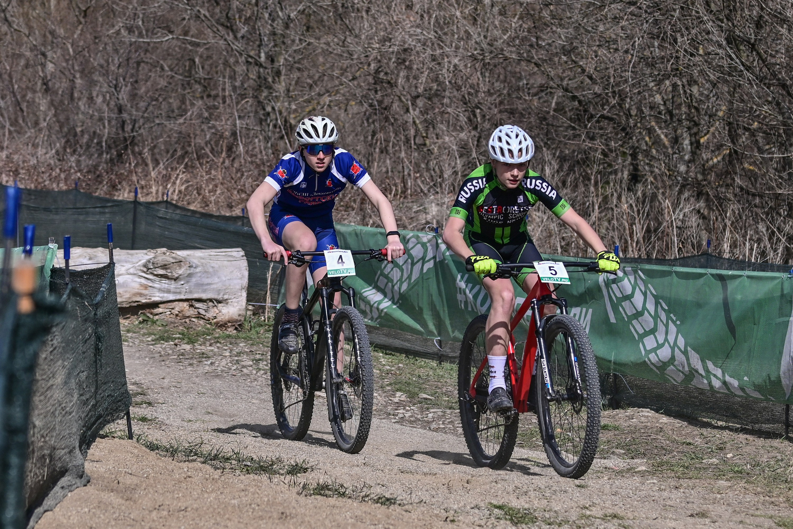 Маунтинбайк, кросс-кантри в Архипо-Осиповке 16 марта 2025. Спортивный фотограф, фотожурналист Павел Ларькин