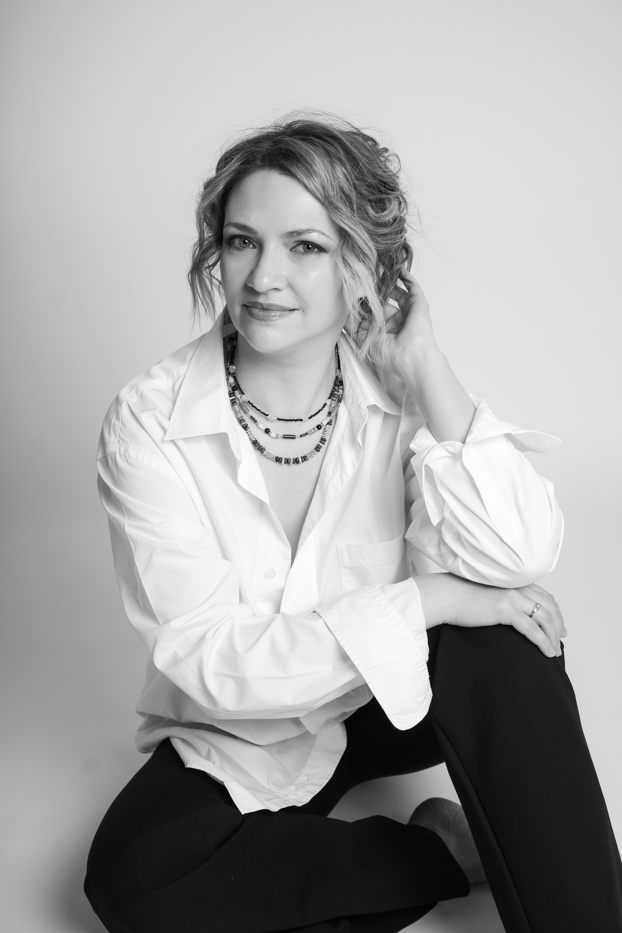 Черно-белая фотосессия