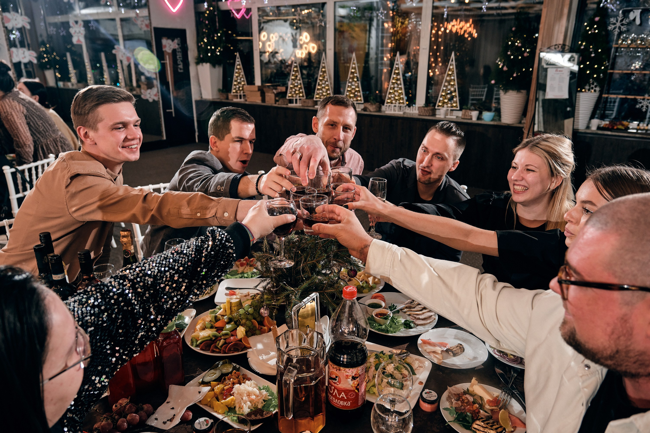 Новогодний корпоратив управляющей компании Италиан Пицца. Event агентство PAPRIKA в Екатеринбурге