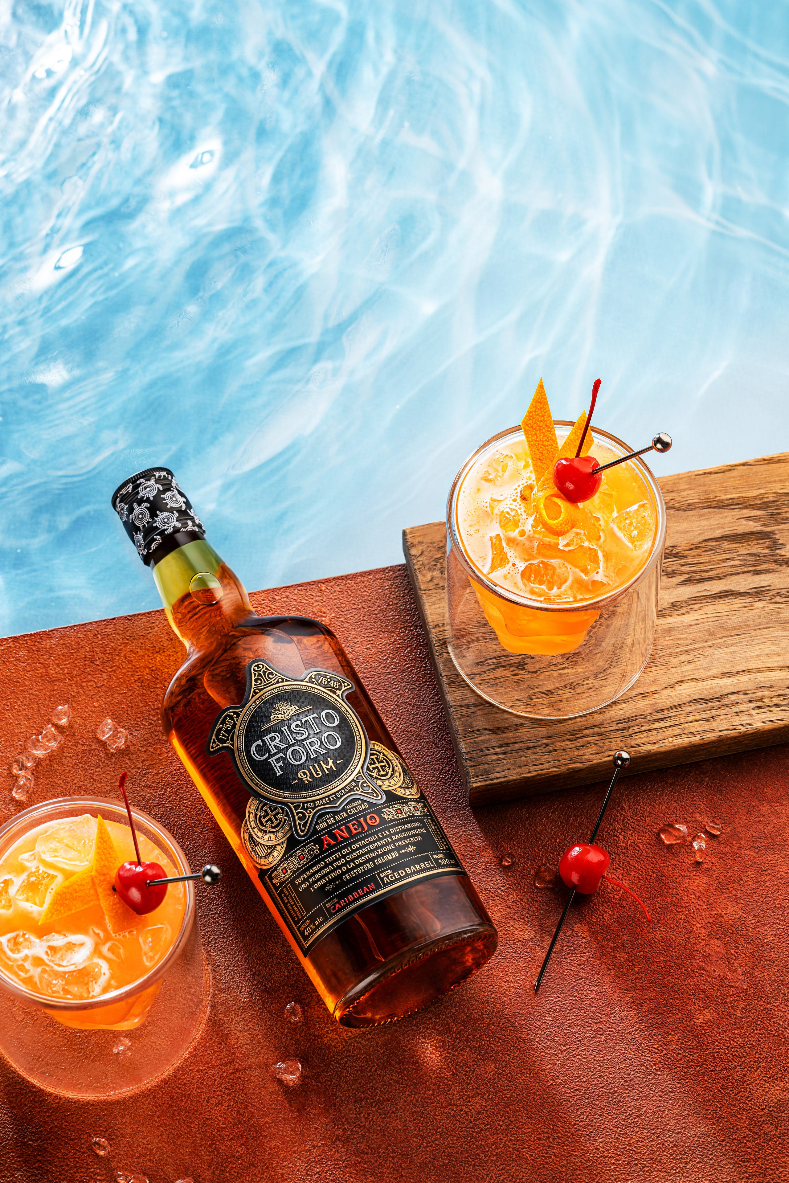 Cristoforo rum. Foodie Stories (гастрономические истории) рекламная фуд-фотосъёмка, Москва