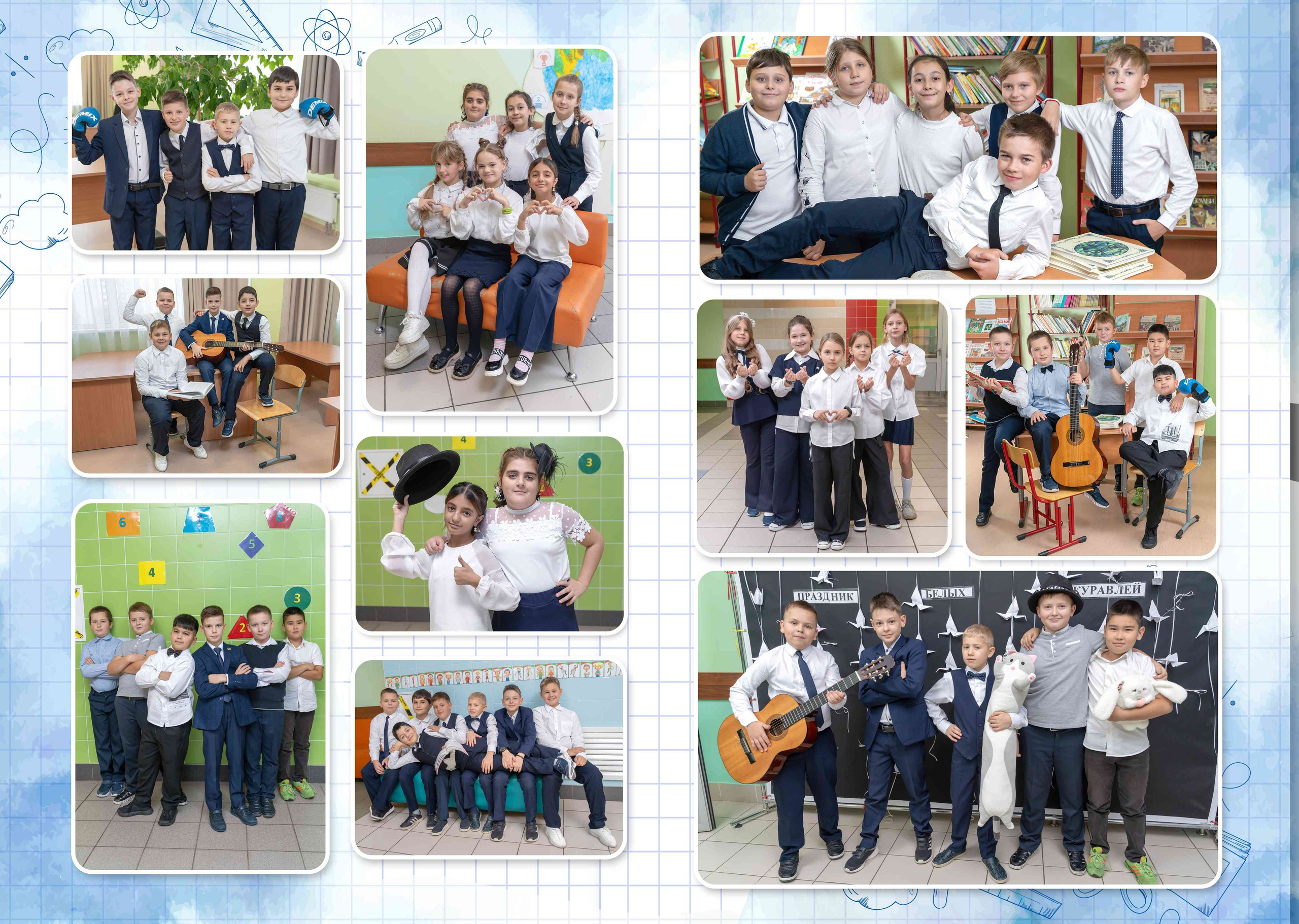 Современные выпускные альбомы для начальной школы — свежие идеи и креативные сюжеты для фотосъёмки 1 и 4 классов в школе и в студии. Авторские выпускные альбомы для детских садов, начальной и старшей школы в Москве и московской области
