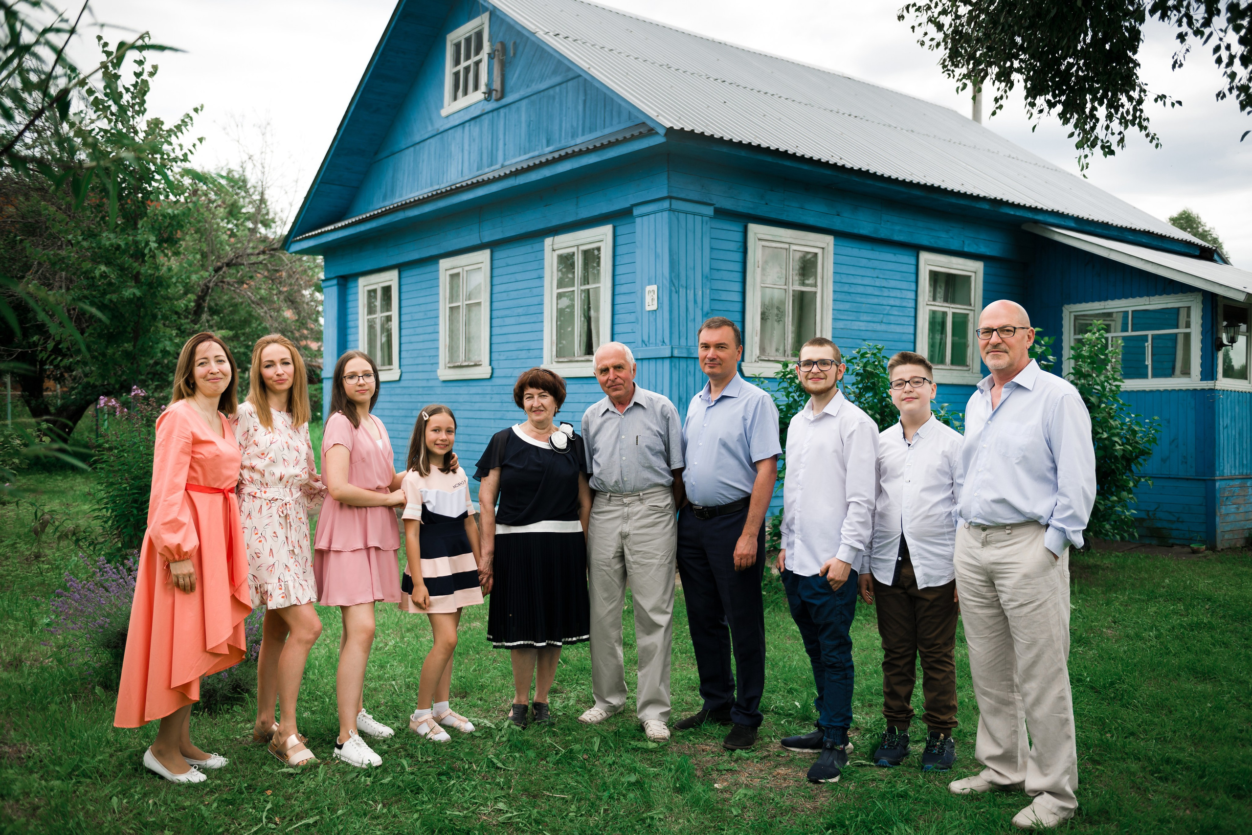 Три поколения. Фотограф Егоров Констанин