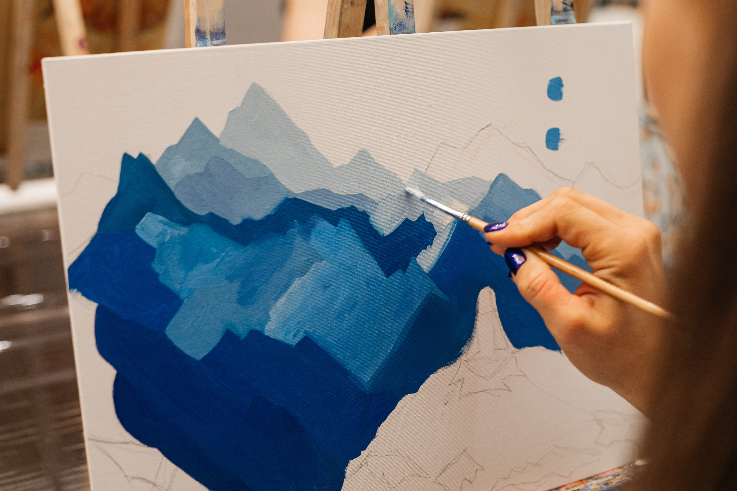 Artista. Мастер-класс по живописи. Семейный фотограф в Санкт-Петербурге Ева Маркова