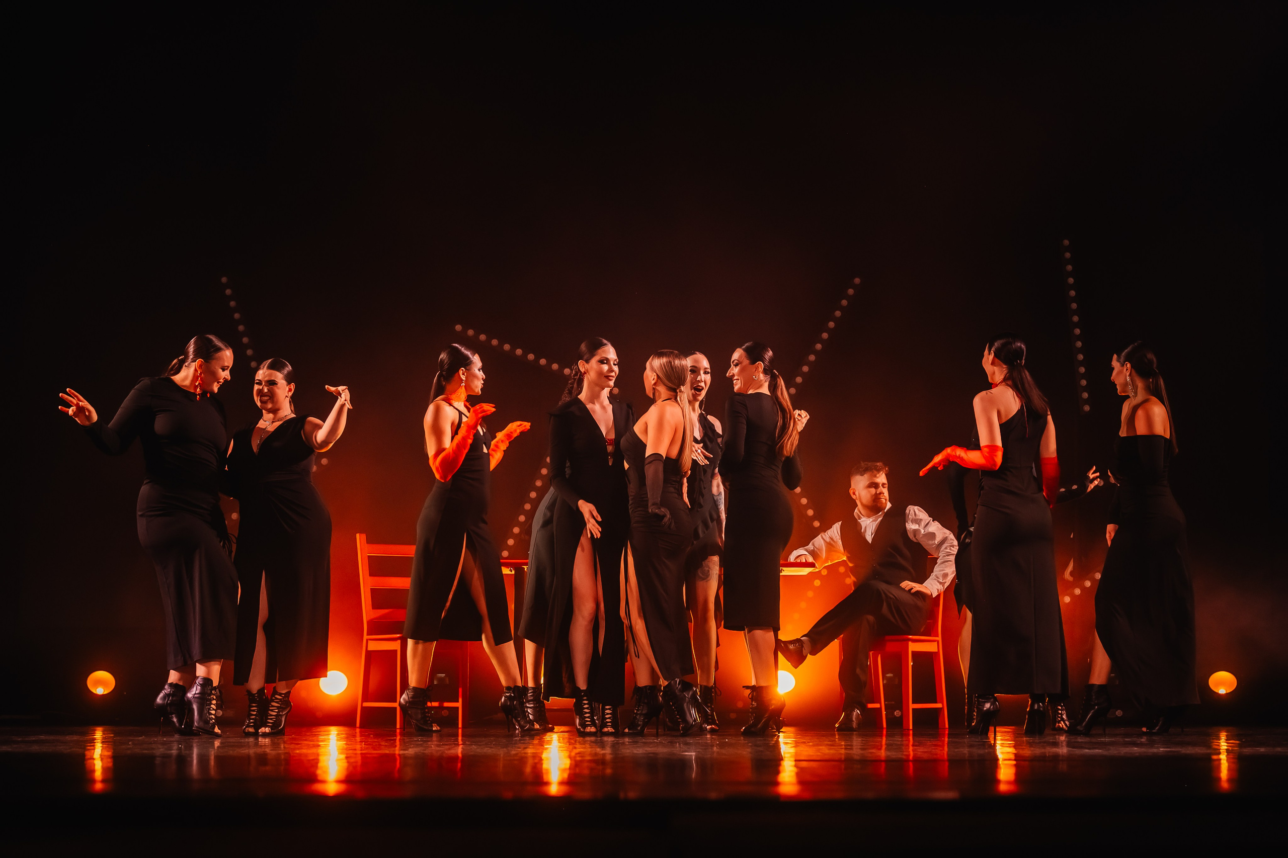 Спектакль «Мотив». Художник по свету Максим Сергачев