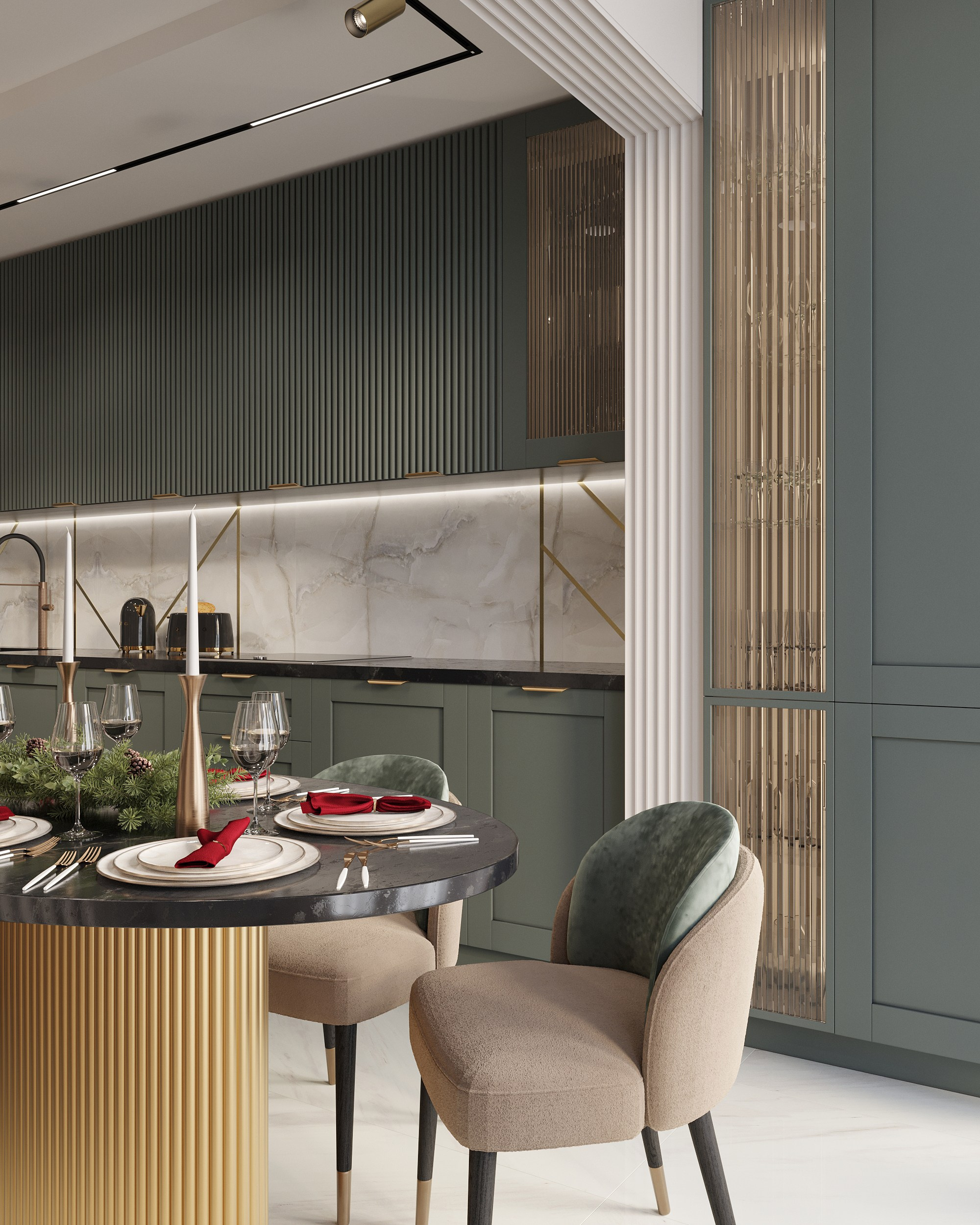 Кухня. Королёва Анастасия | 3D визуализатор