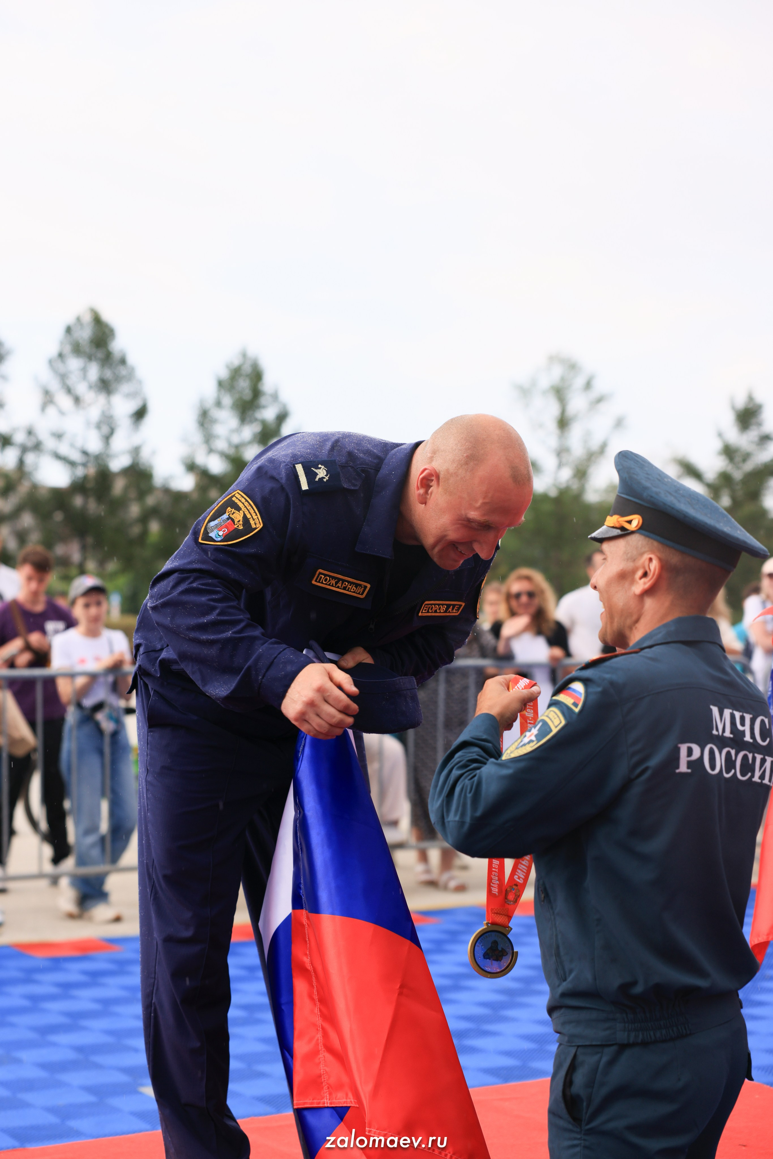 Сильнейший пожарный. Фотограф Александр Заломаев