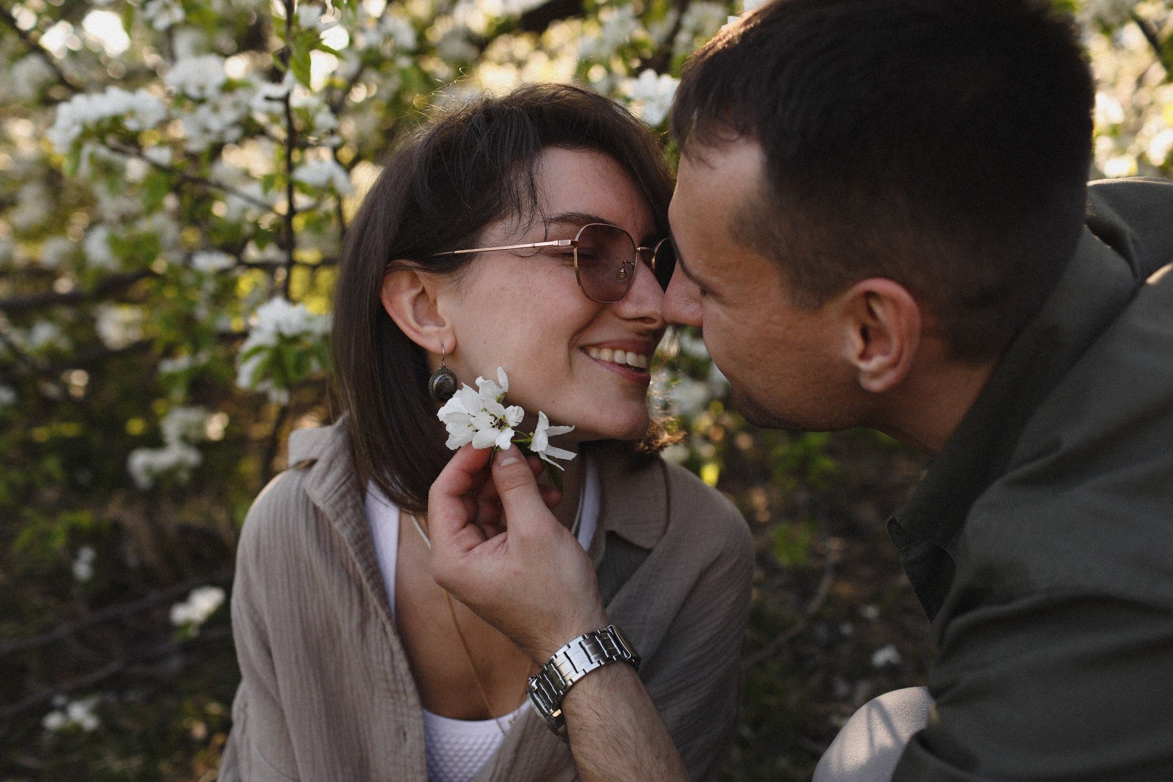 Цветущий апрель. Семейный фотограф в Москве Алевтина Носова
