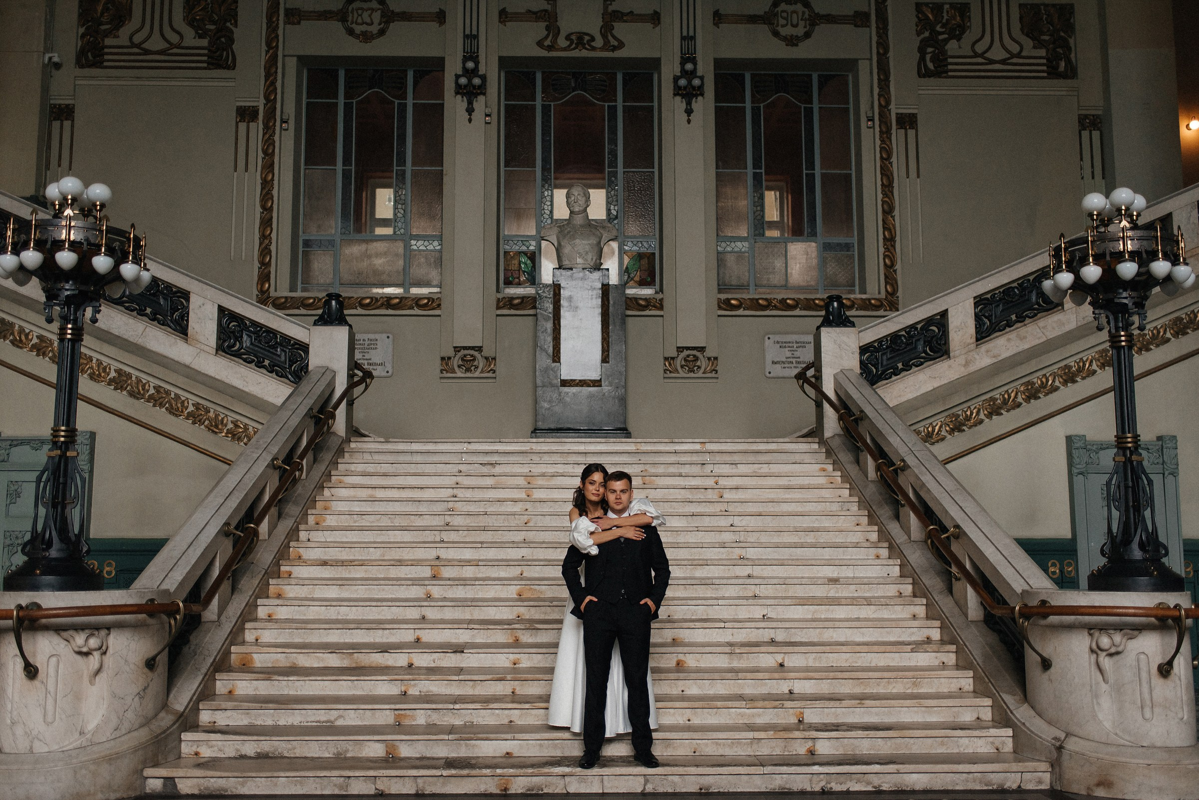 свадебная фотосессия на Витебском вокзале