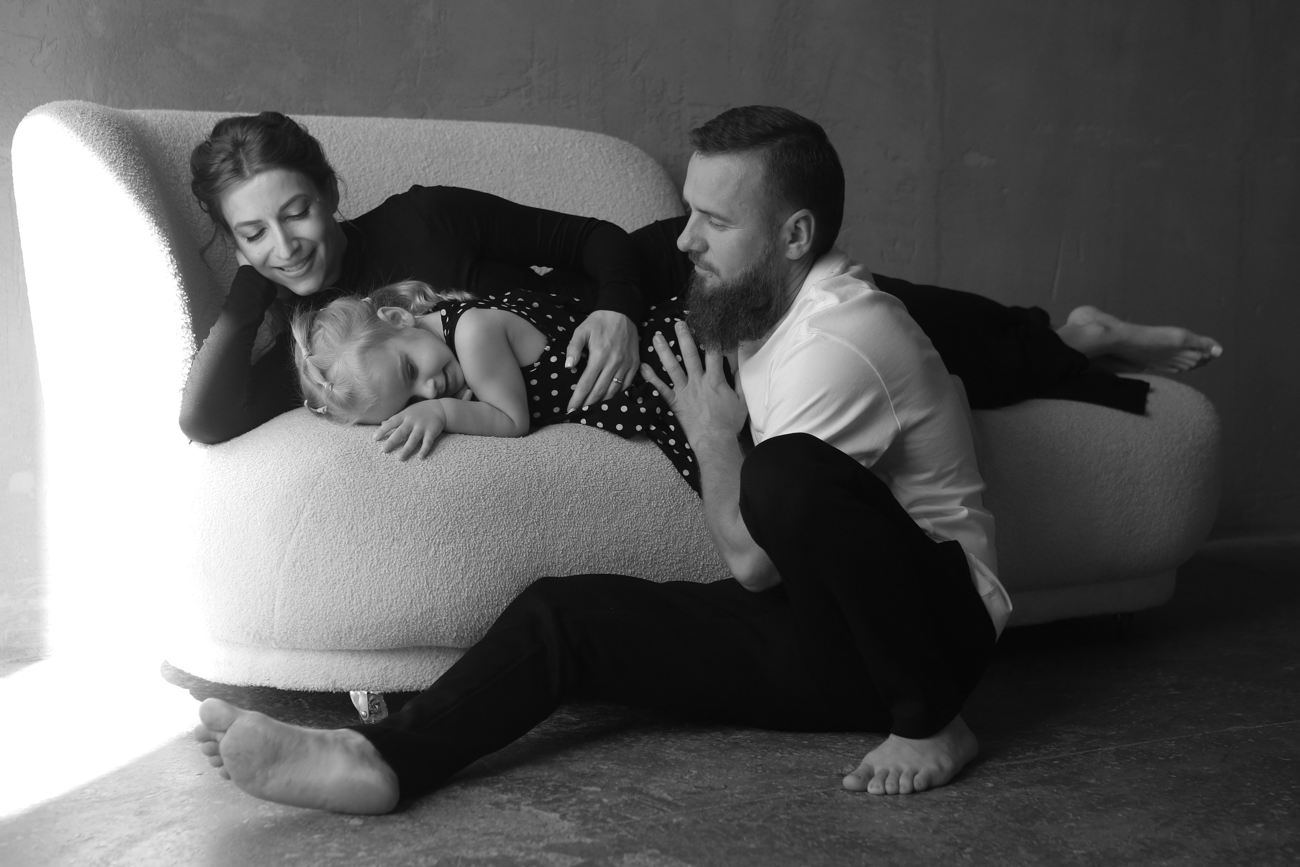 Марина, Дима и Ева. В ожидании Агаты. Фотограф Александра Рышкова