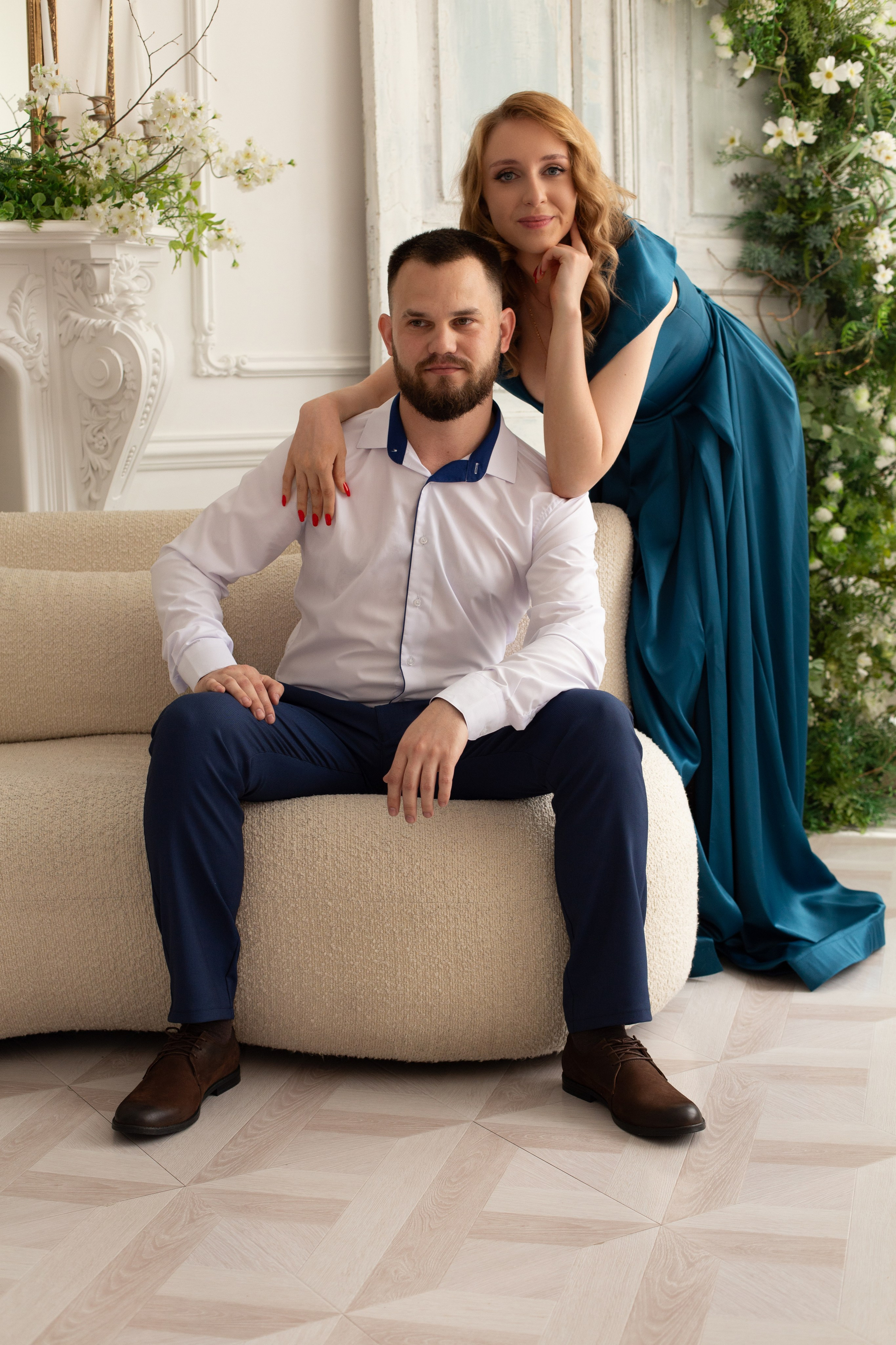 Love story в студии. Фотограф Ставрополь Пятигорск Елизавета Дарина