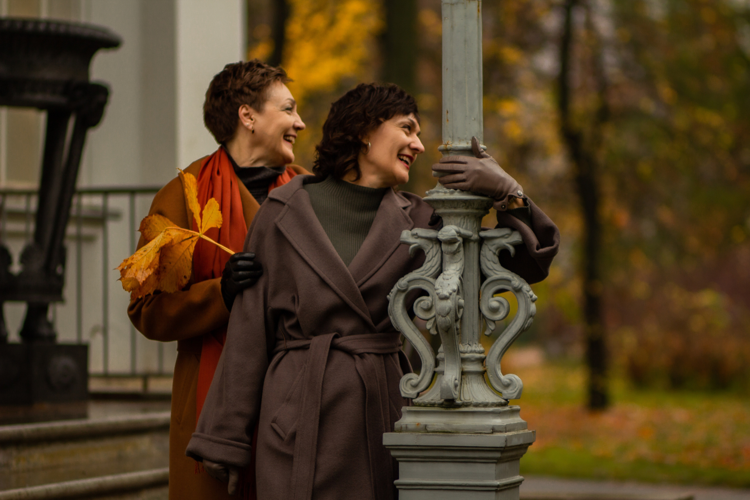 Уютная осень в кругу семьи. Елагин остров. Женский портрет и немного больше в Санкт-Петербурге