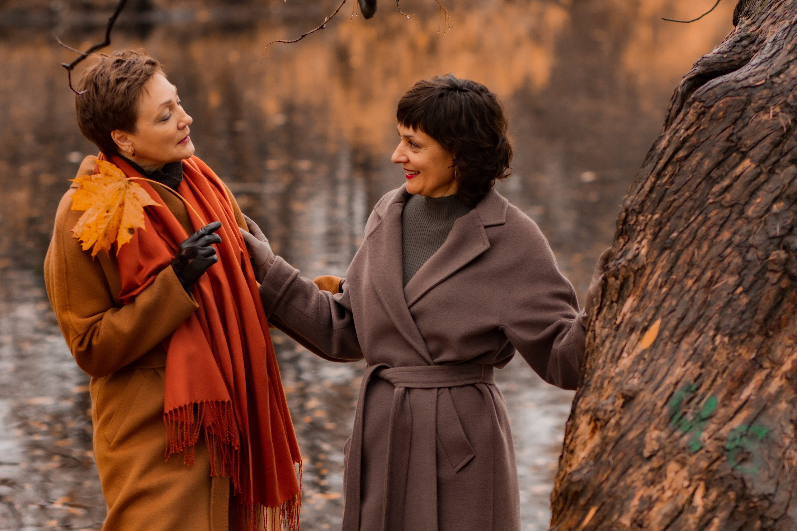 Уютная осень в кругу семьи. Елагин остров. Женский портрет и немного больше в Санкт-Петербурге