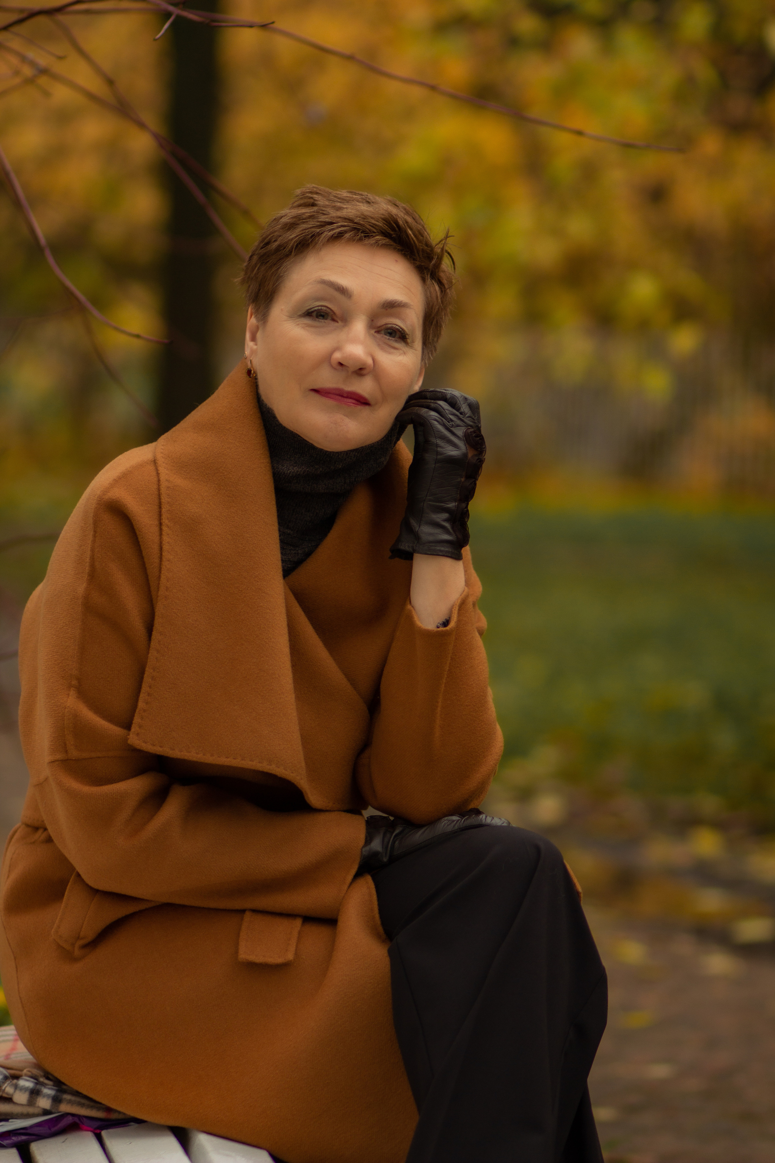 Уютная осень в кругу семьи. Елагин остров. Женский портрет и немного больше в Санкт-Петербурге