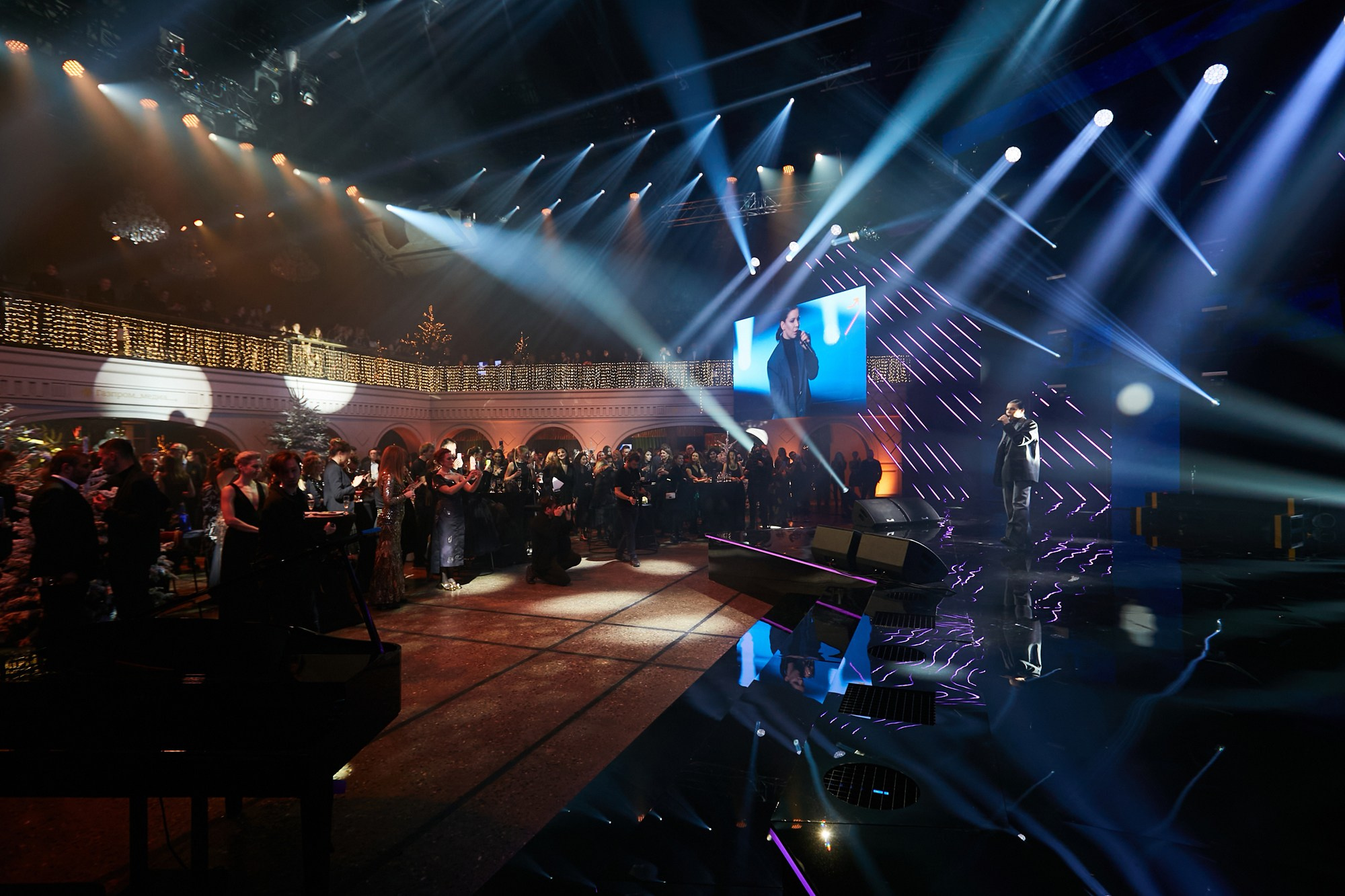 Новогодний Гала для Газпром-Медиа. Безумно красивая вечеринка. Татьяна Фомичева. Репортажный и светский фотограф в Москве