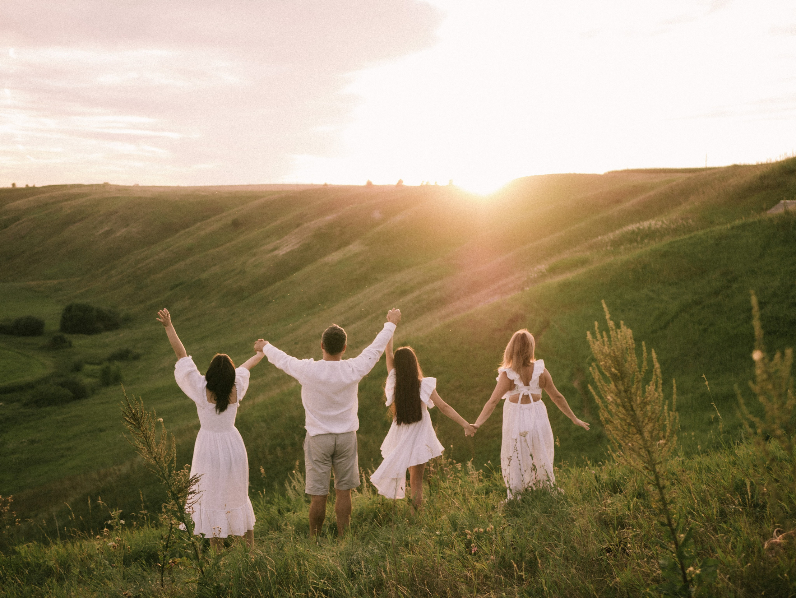 Семейная история на закате. Фотограф Нэля Хаматова