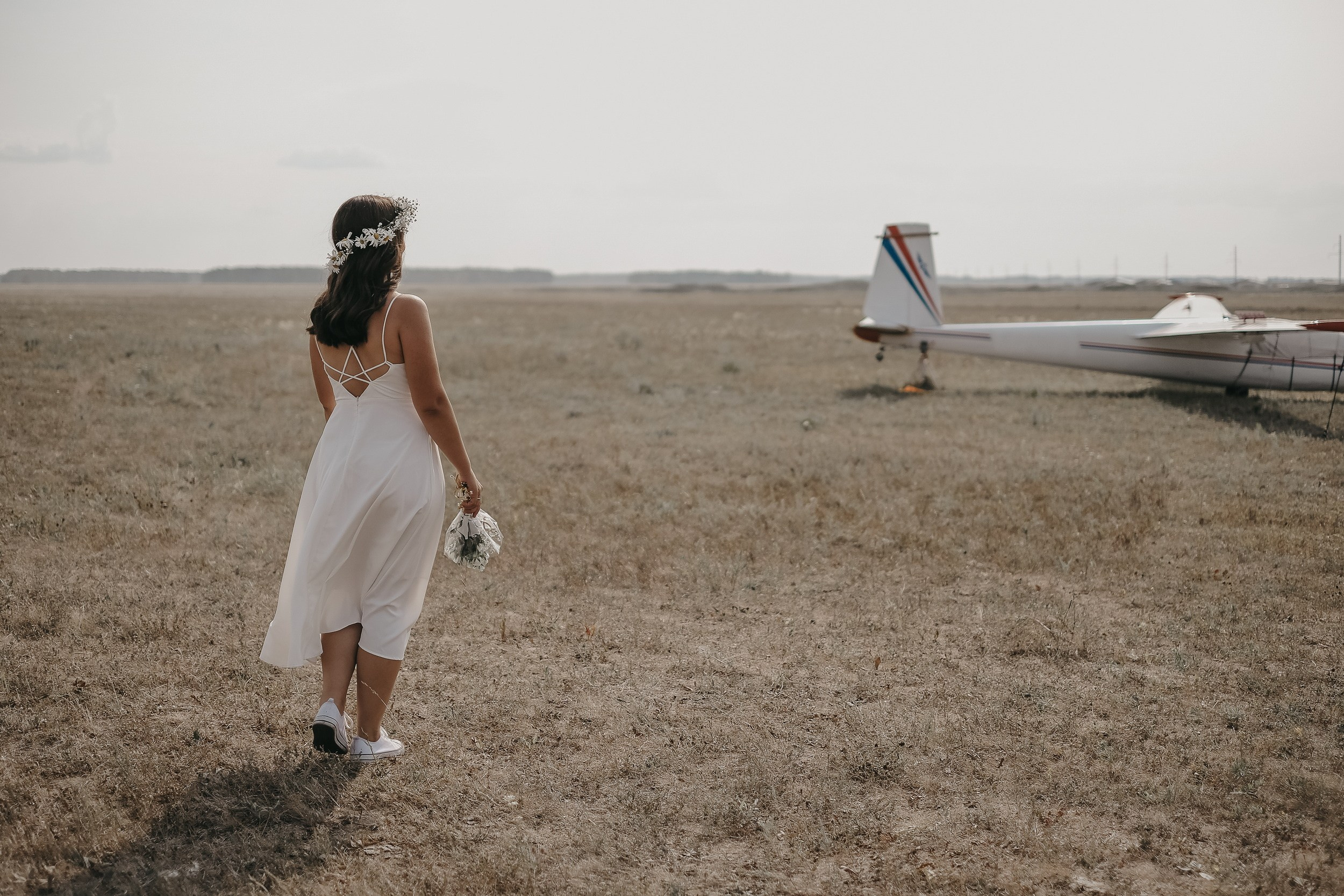 Свадьба на аэродроме