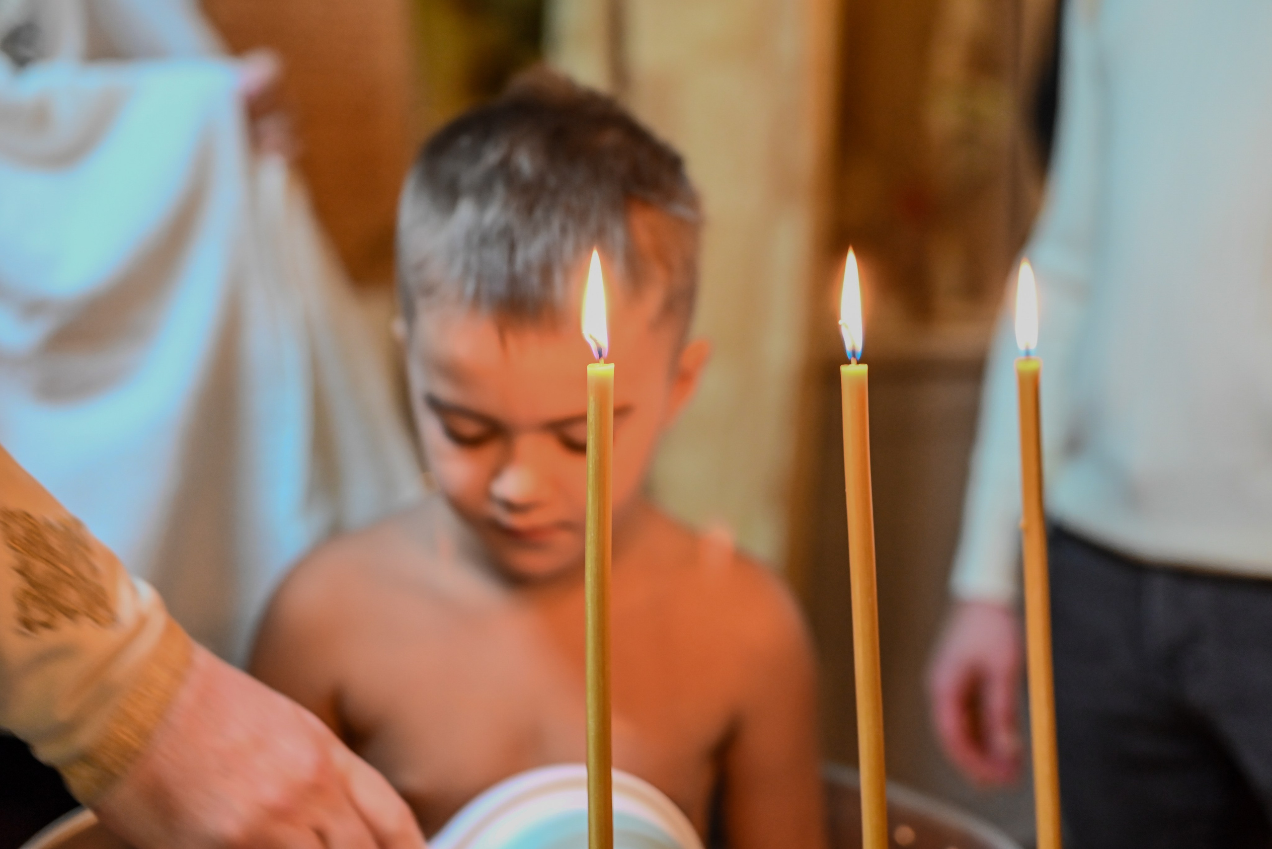 Крещение Совхоз Ленина. Семейный и детский фотограф Москва