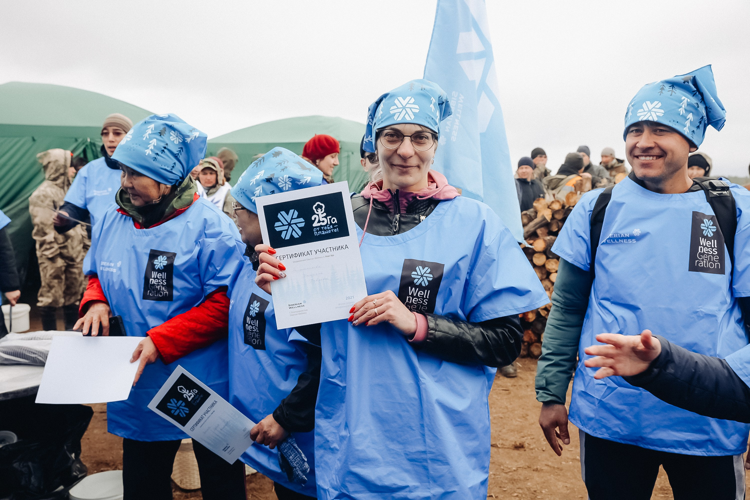 Siberian wellness. Ежегодная акция по посадке деревьев. Свадебный и семейный фотограф в Улан-Удэ