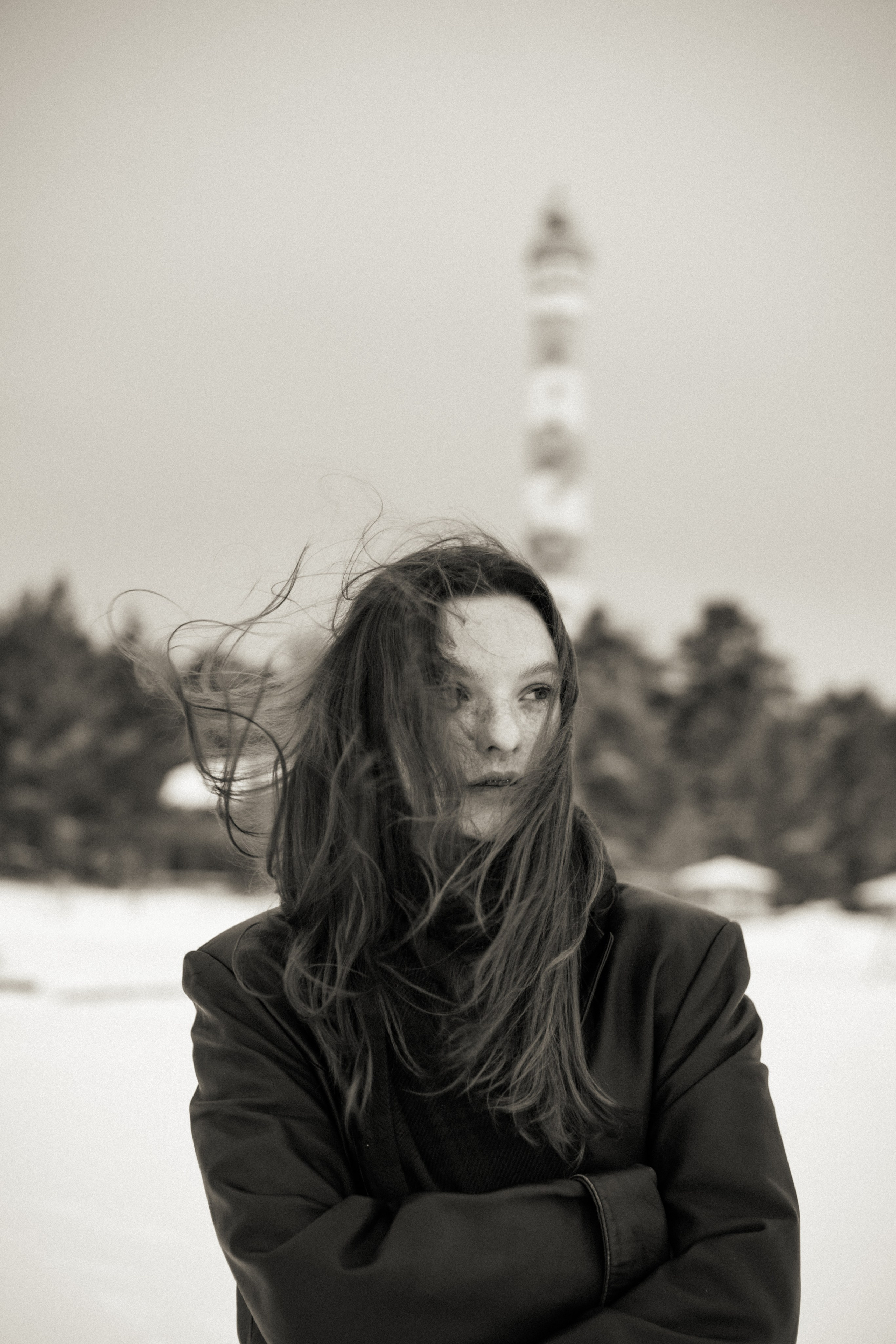 Настя. Съёмка у маяка. Lickord