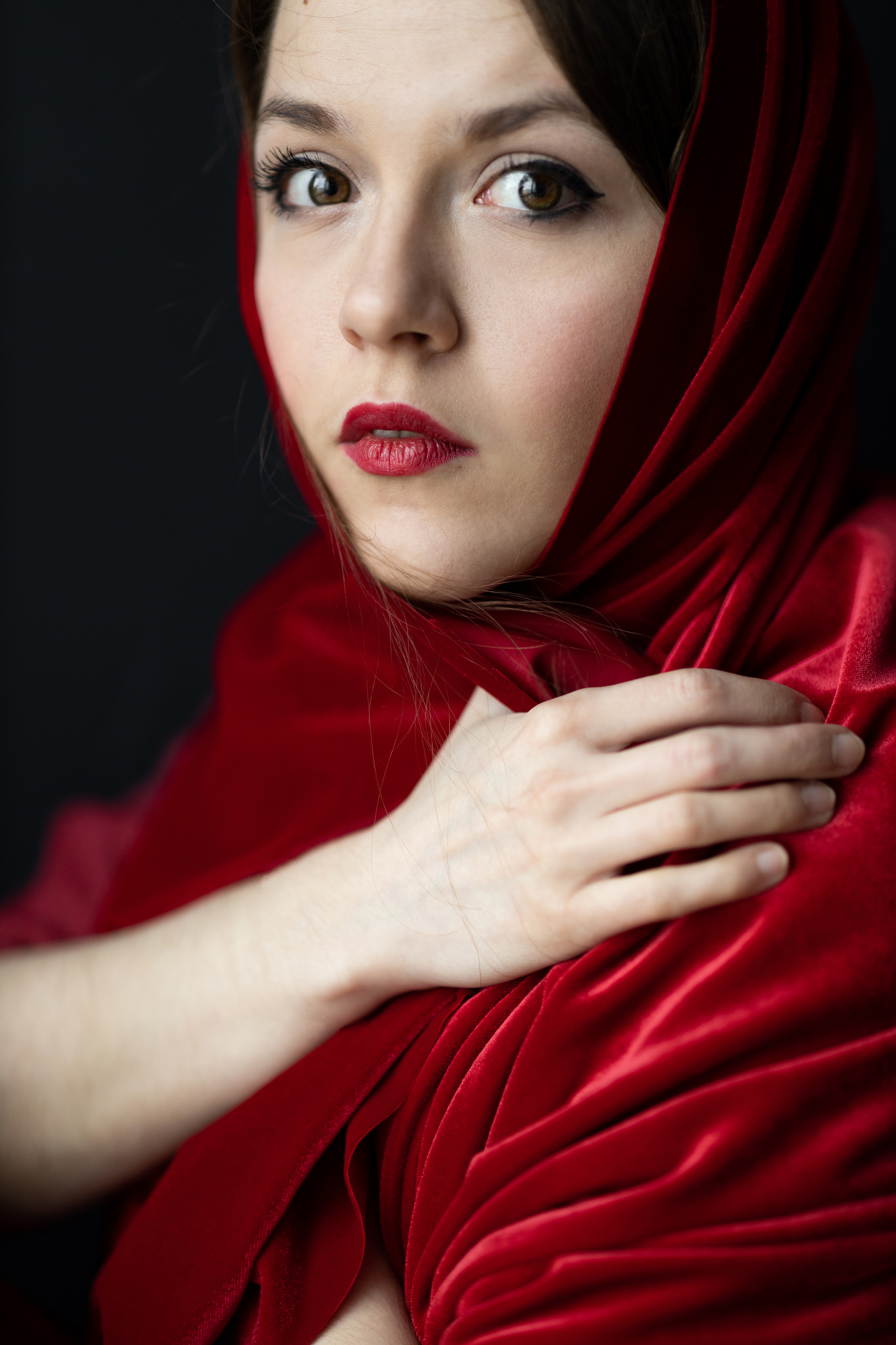 Фотосессия в студии в разных образах. Портретный фотограф Екатерина Лысенко, Москва