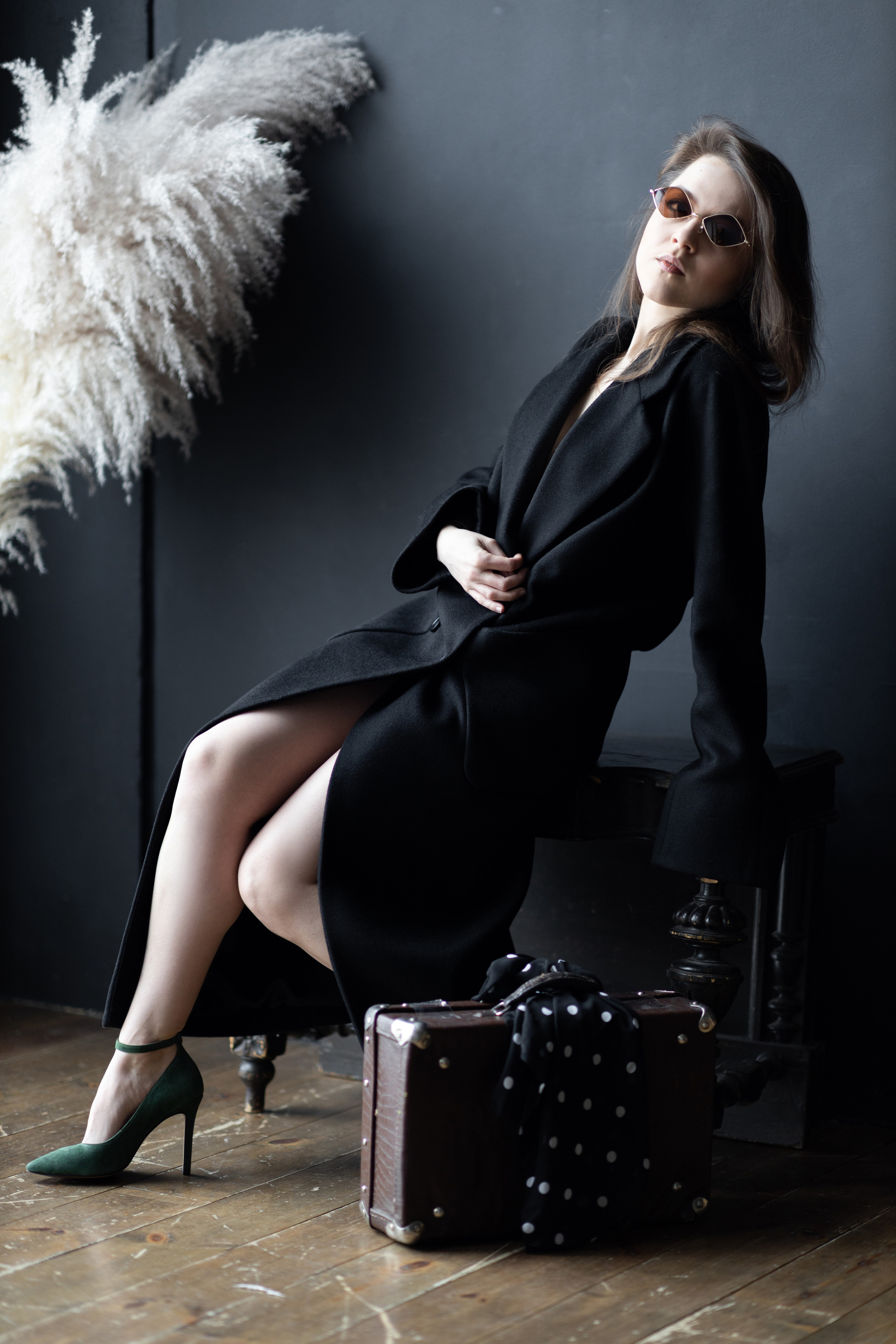 Фотосессия в студии в разных образах. Портретный фотограф Екатерина Лысенко, Москва