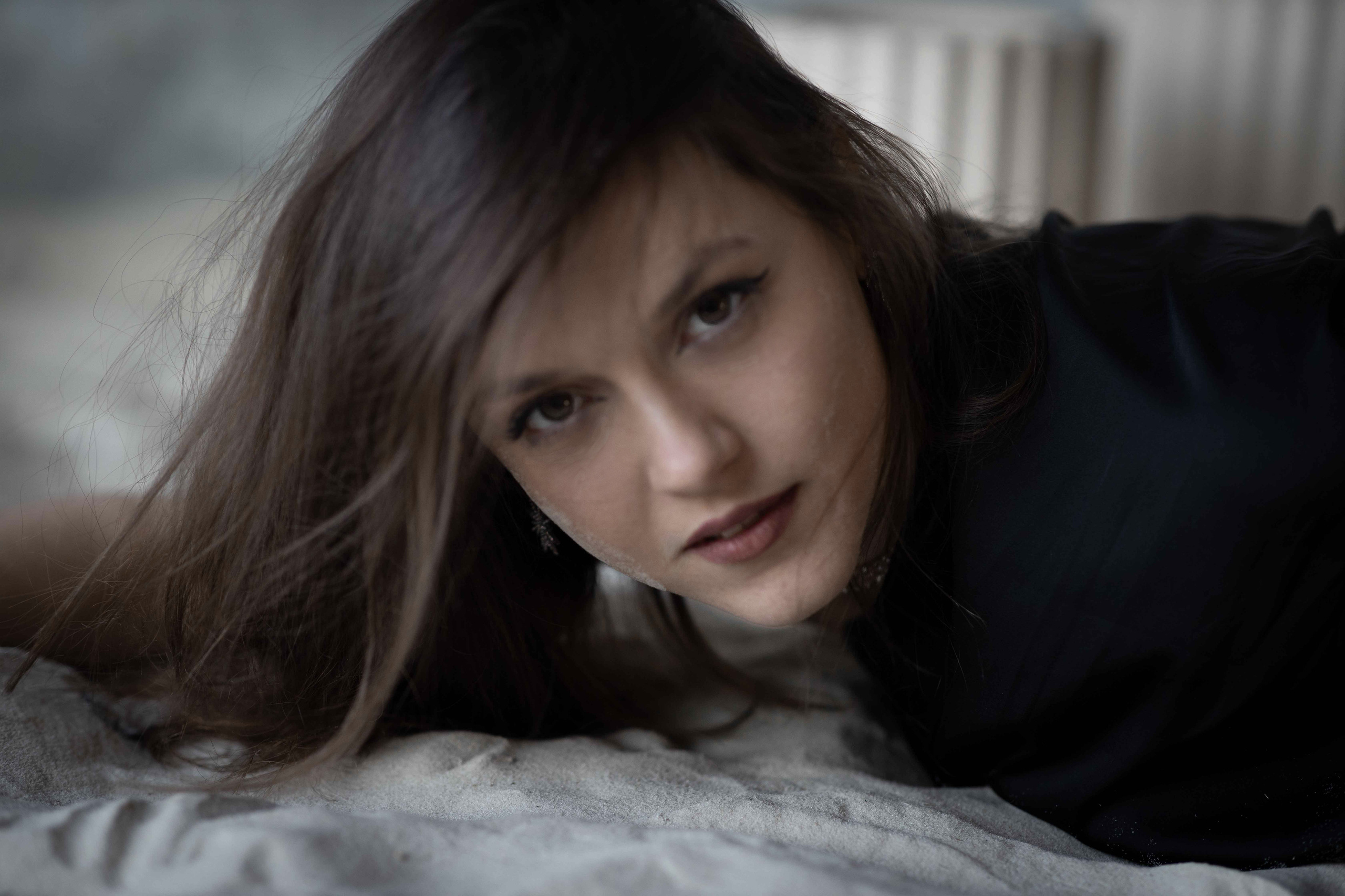 Маша. Фотосессия с песком. Портретный фотограф Екатерина Лысенко, Москва