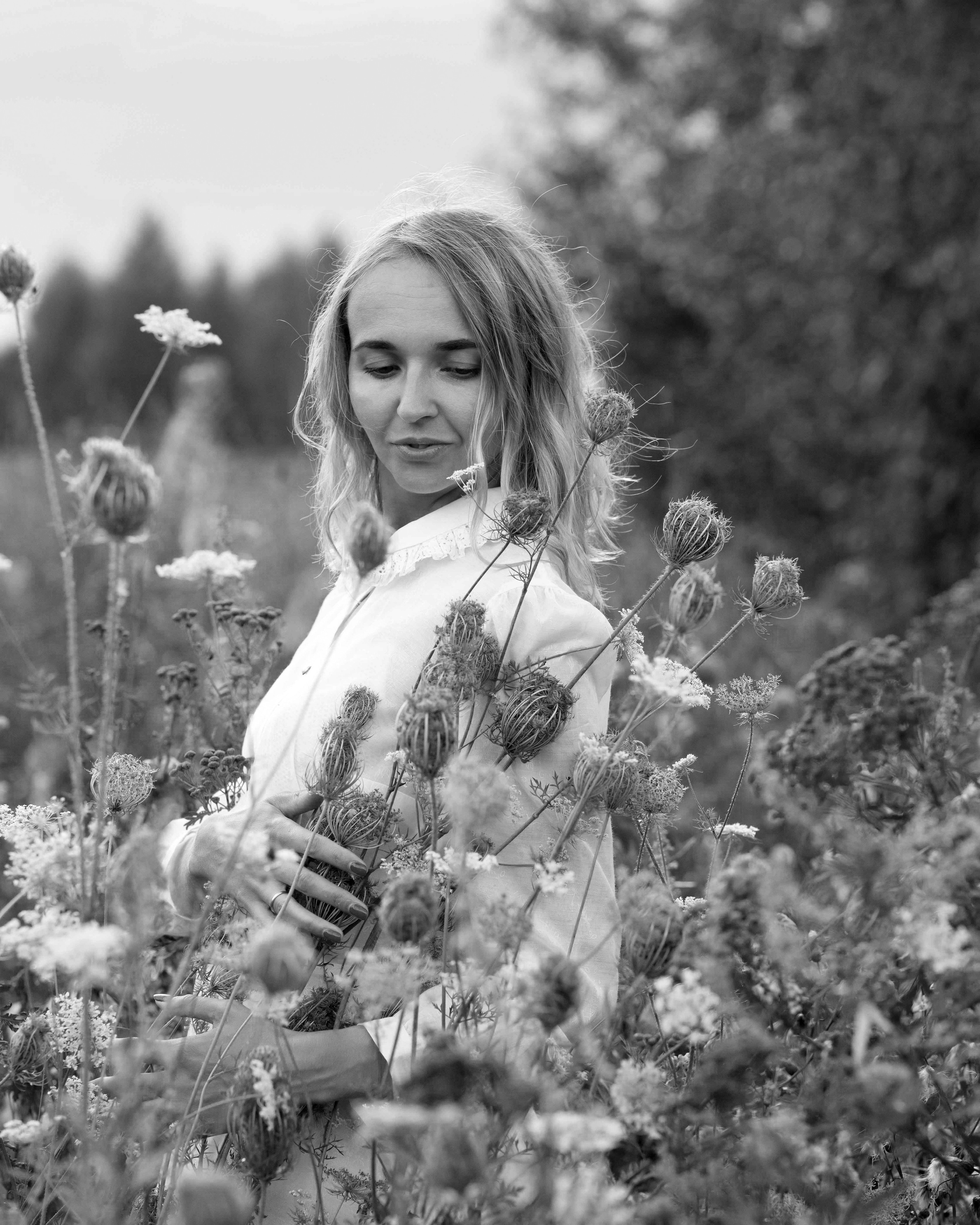 Фотопрогулка в поле. Портретный фотограф Екатерина Лысенко, Москва