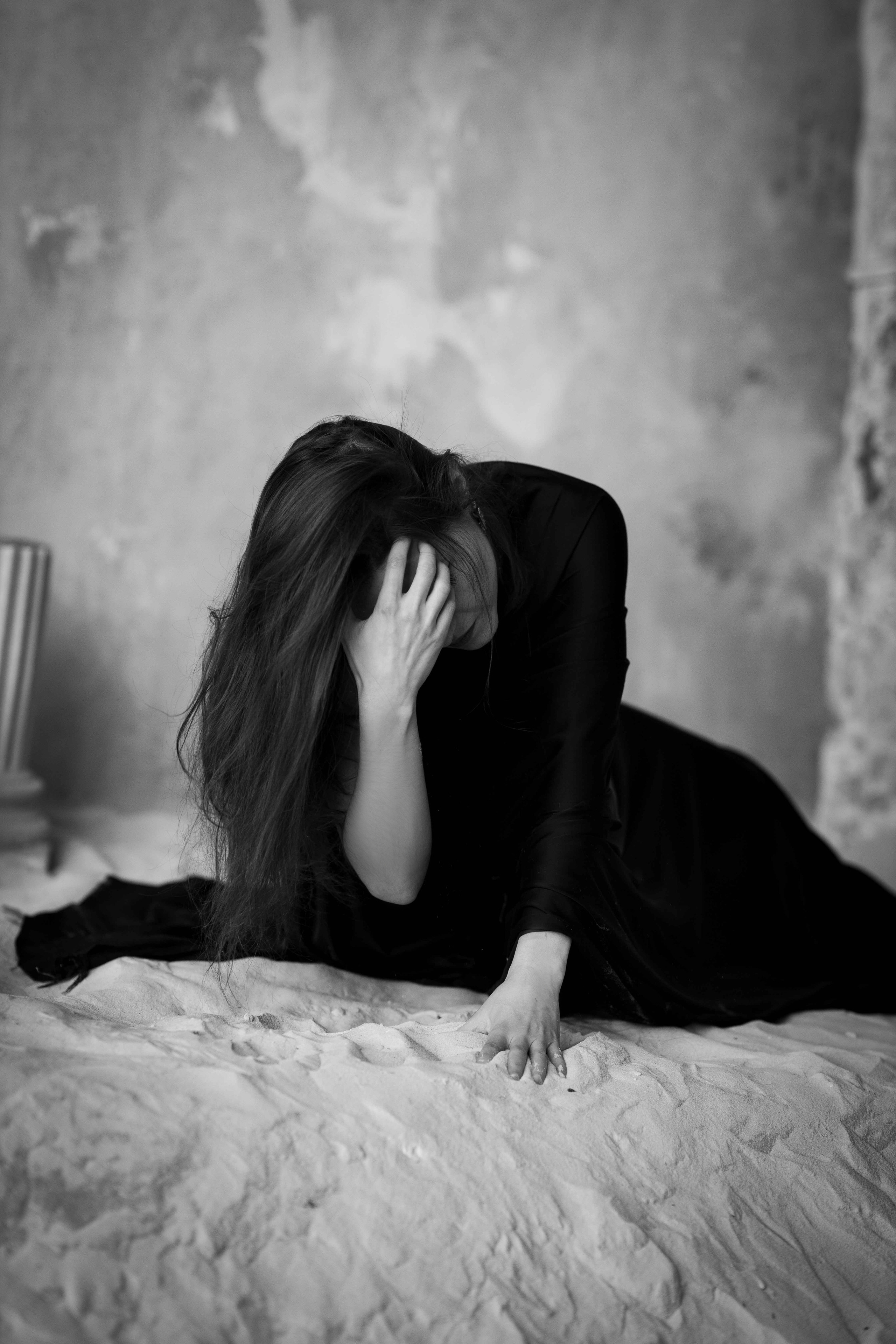 Маша. Фотосессия с песком. Портретный фотограф Екатерина Лысенко, Москва