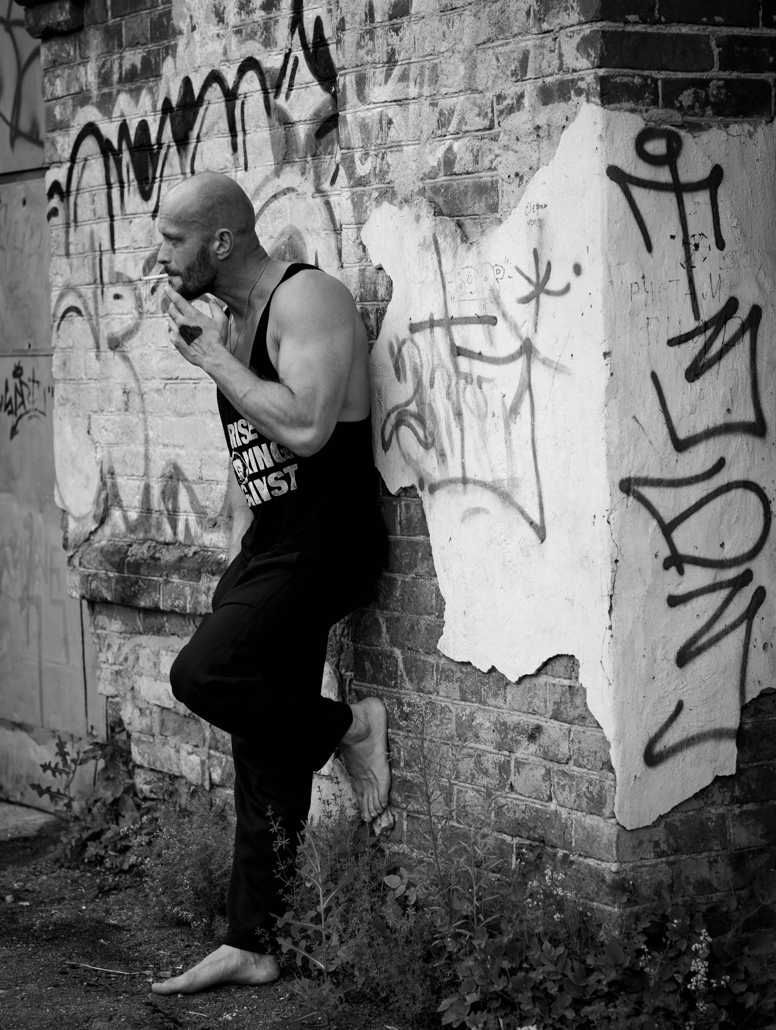 Саша. Граффити. Любовь. Портретный фотограф Екатерина Лысенко, Москва