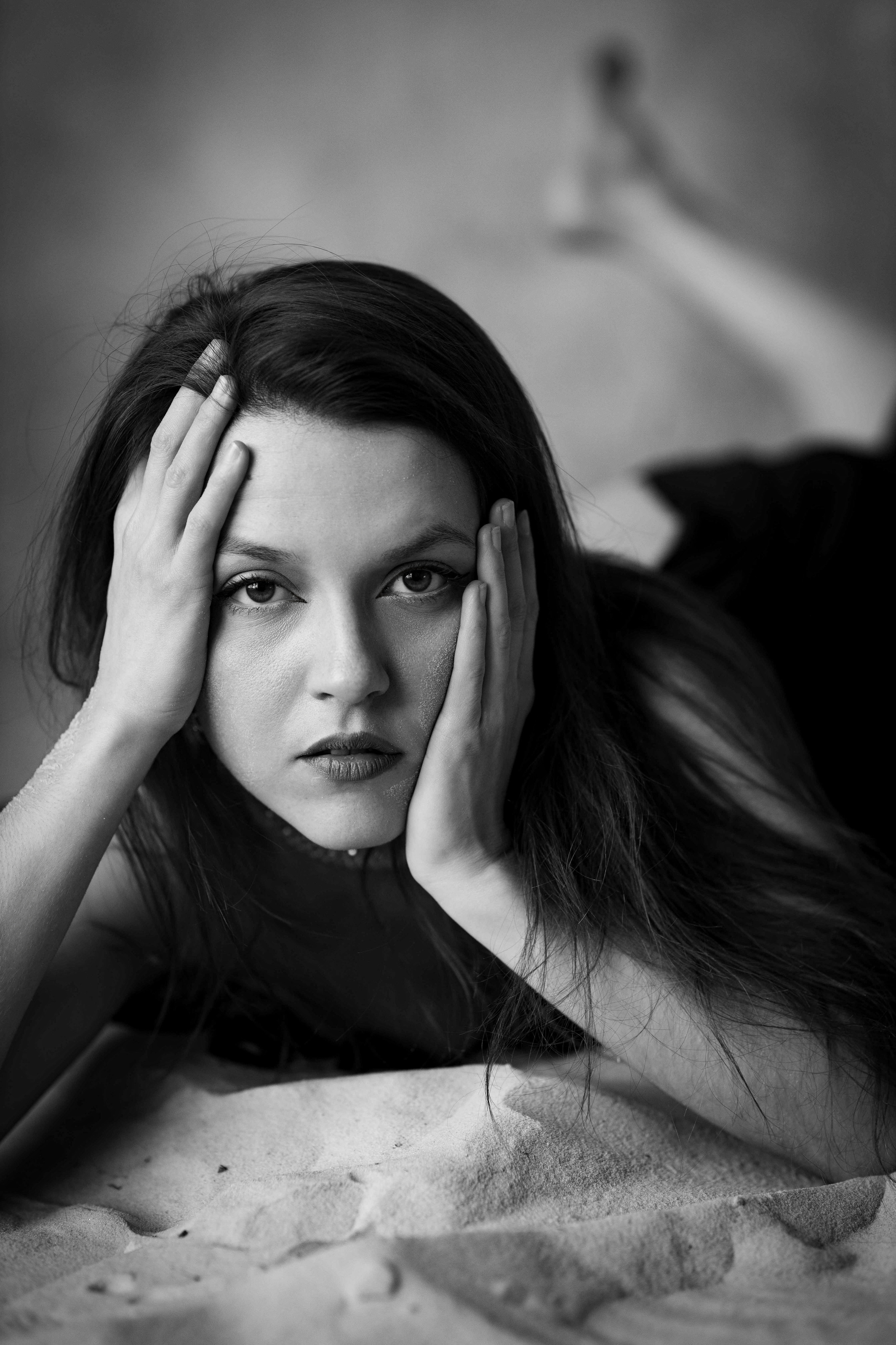 Маша. Фотосессия с песком. Портретный фотограф Екатерина Лысенко, Москва