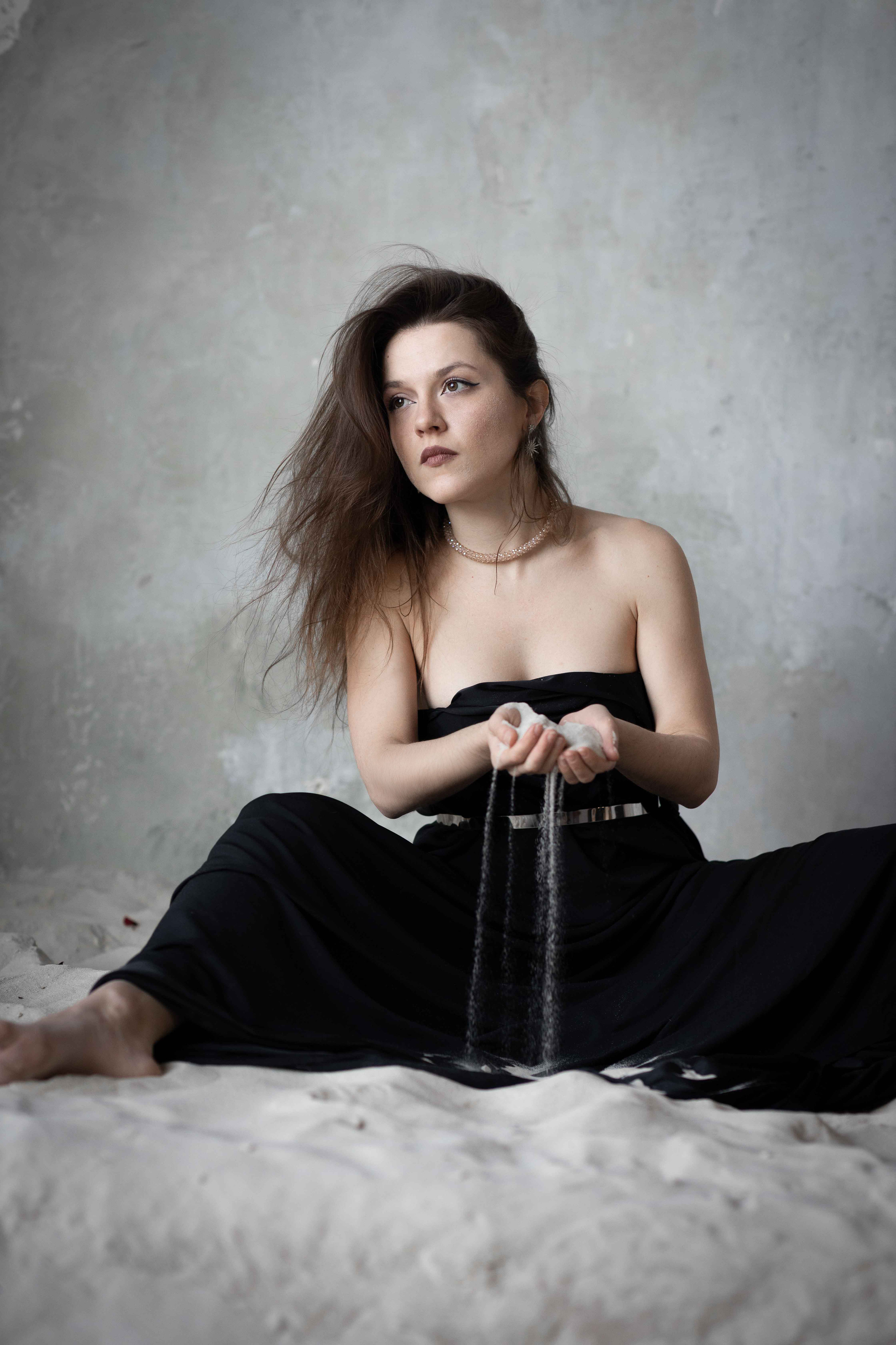 Маша. Фотосессия с песком. Портретный фотограф Екатерина Лысенко, Москва