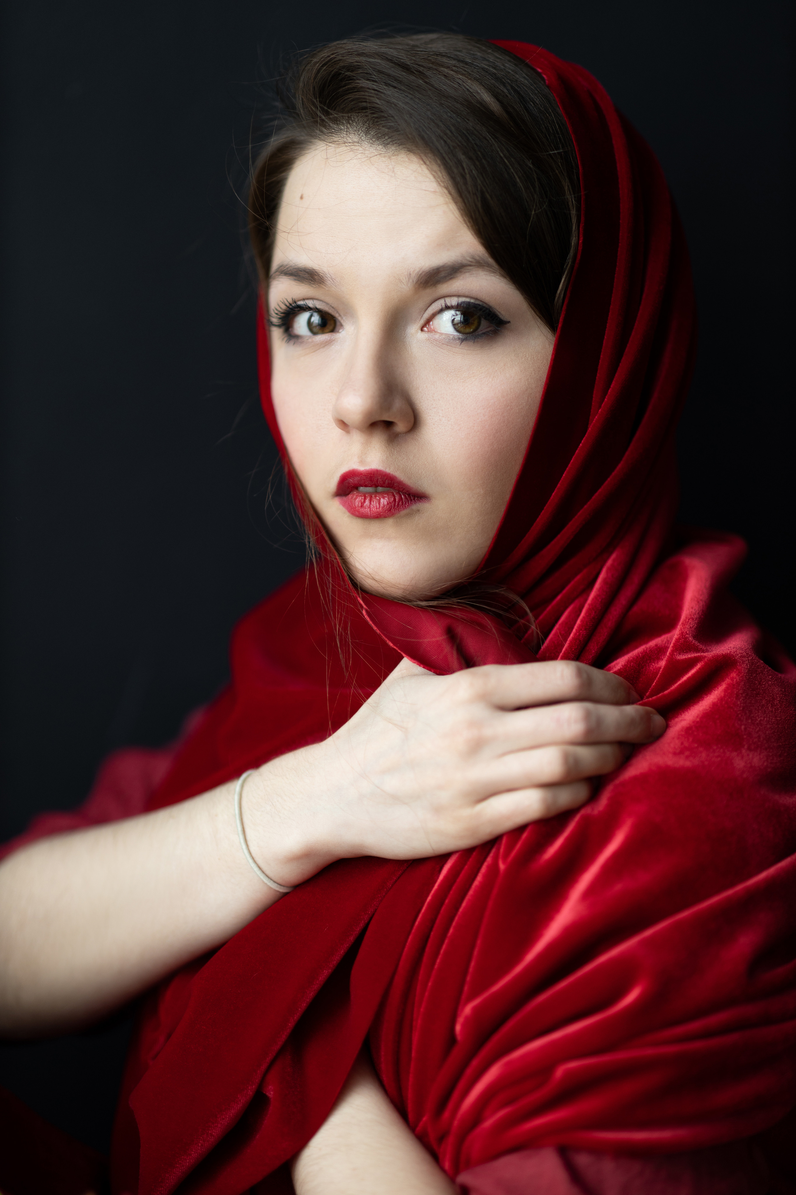 Фотосессия в студии в разных образах. Портретный фотограф Екатерина Лысенко, Москва