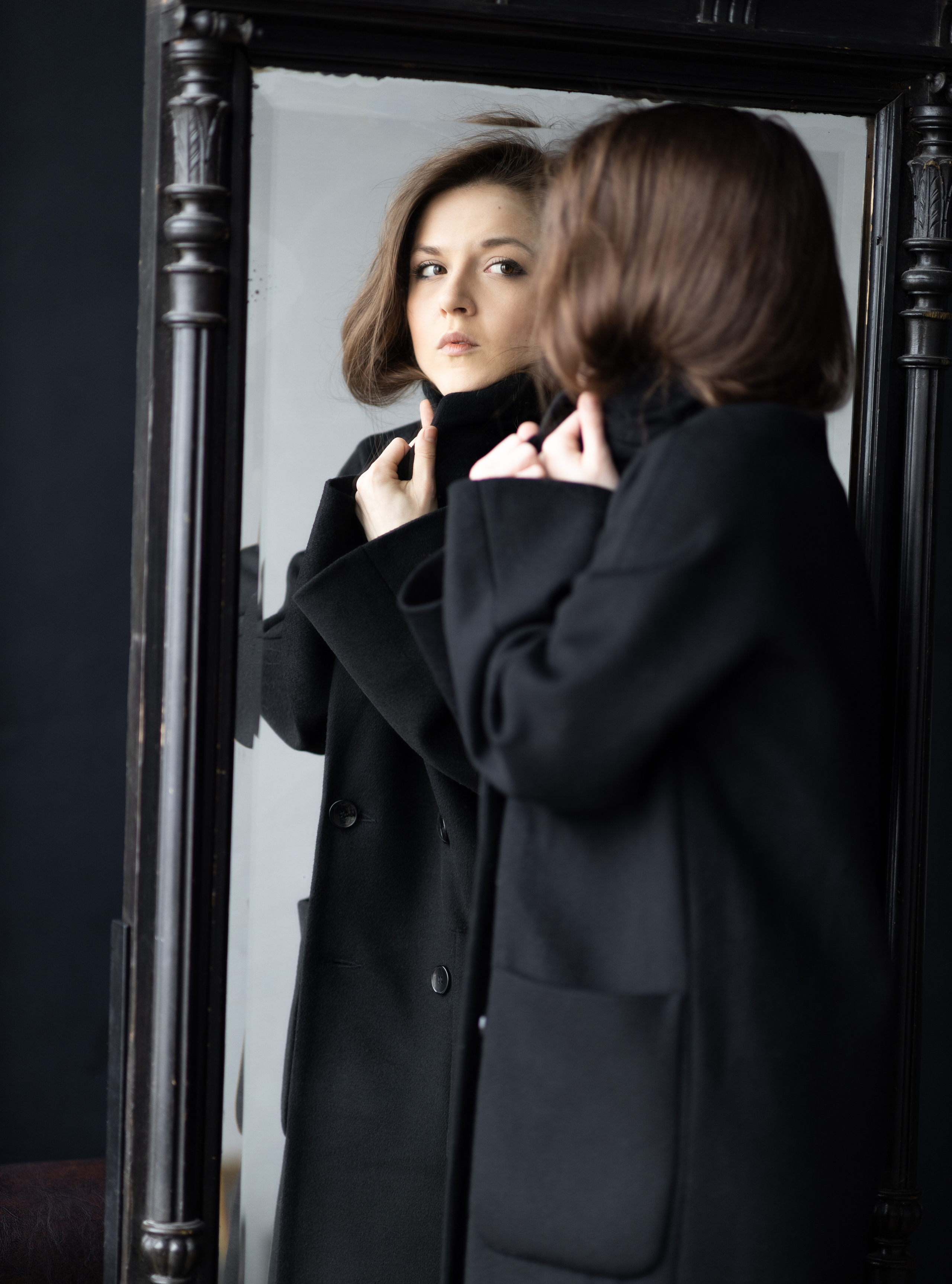 Фотосессия в студии в разных образах. Портретный фотограф Екатерина Лысенко, Москва