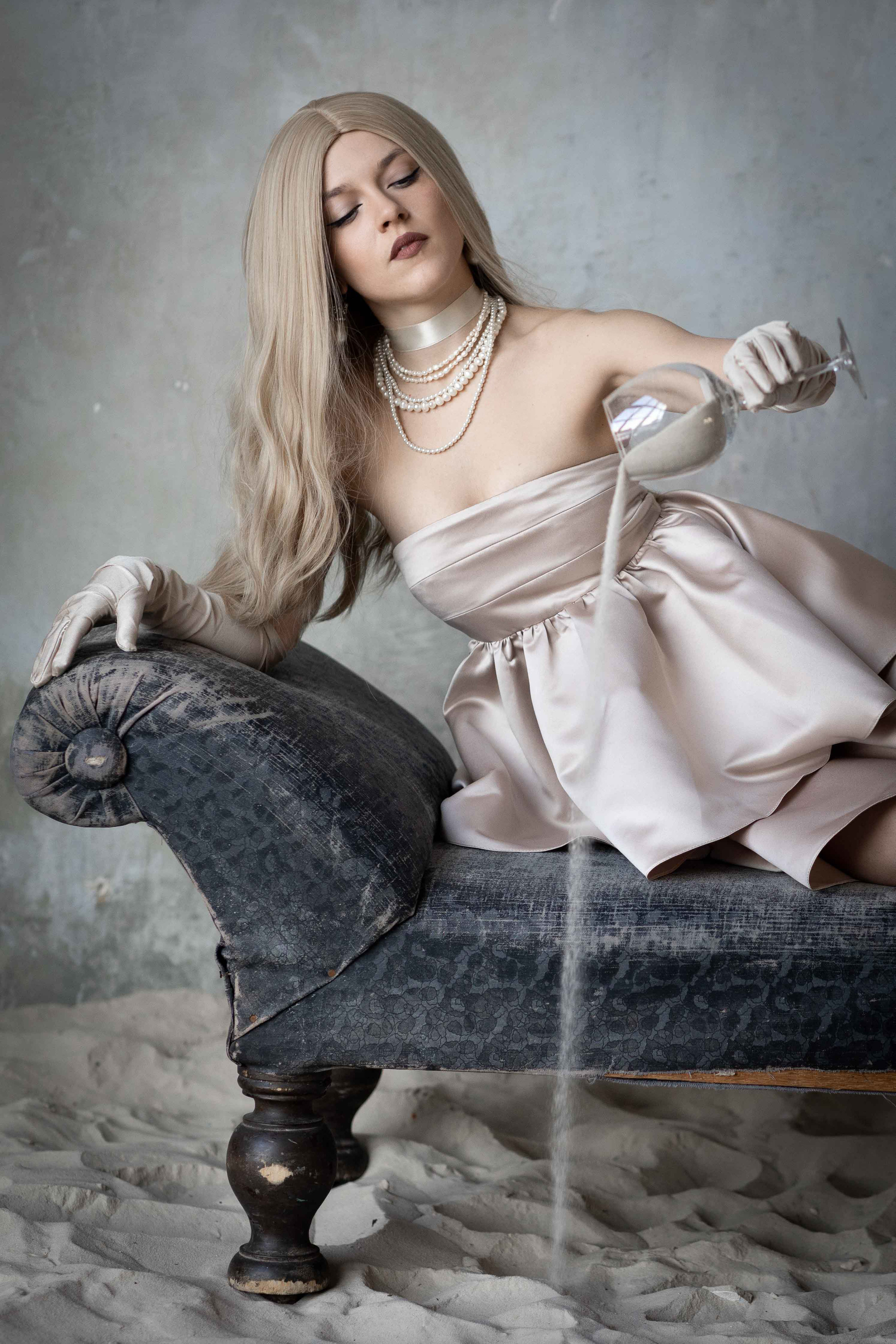 Маша. Фотосессия с песком. Портретный фотограф Екатерина Лысенко, Москва