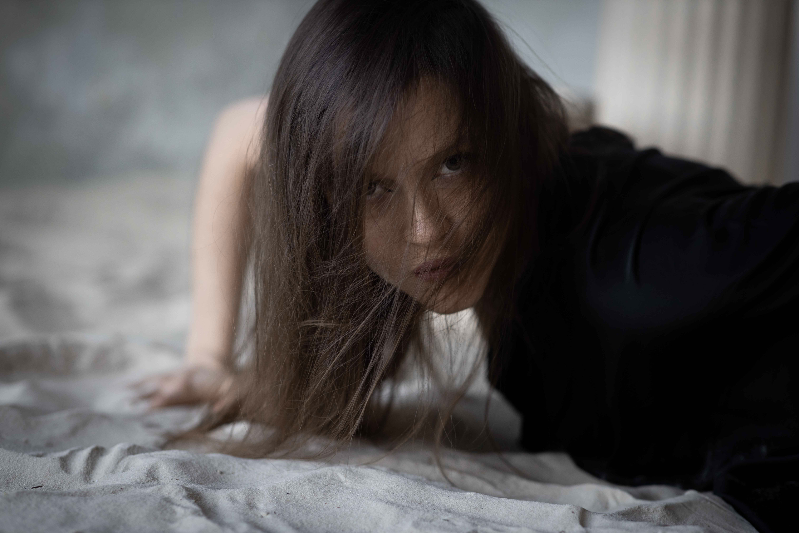 Маша. Фотосессия с песком. Портретный фотограф Екатерина Лысенко, Москва