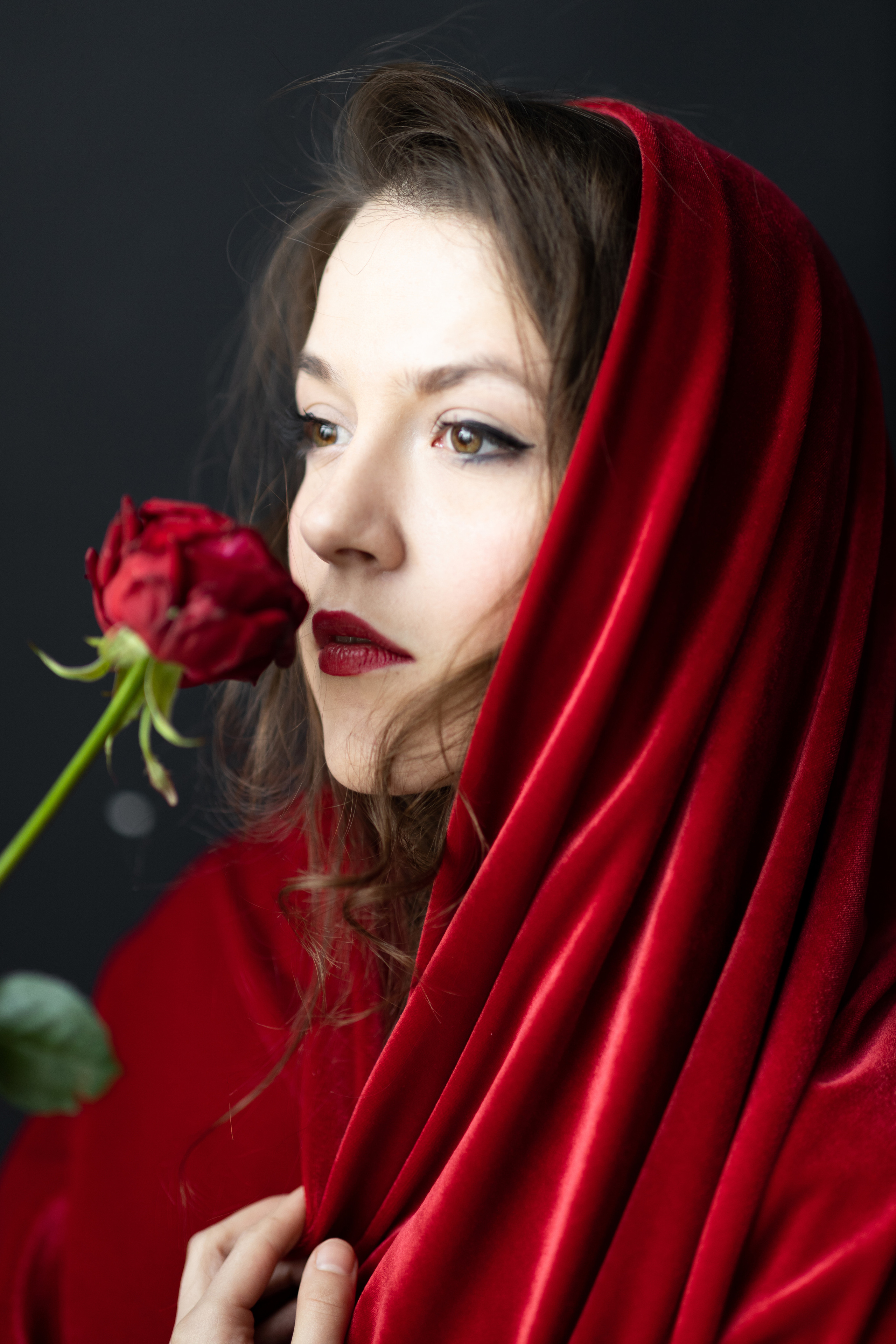 Фотосессия в студии в разных образах. Портретный фотограф Екатерина Лысенко, Москва