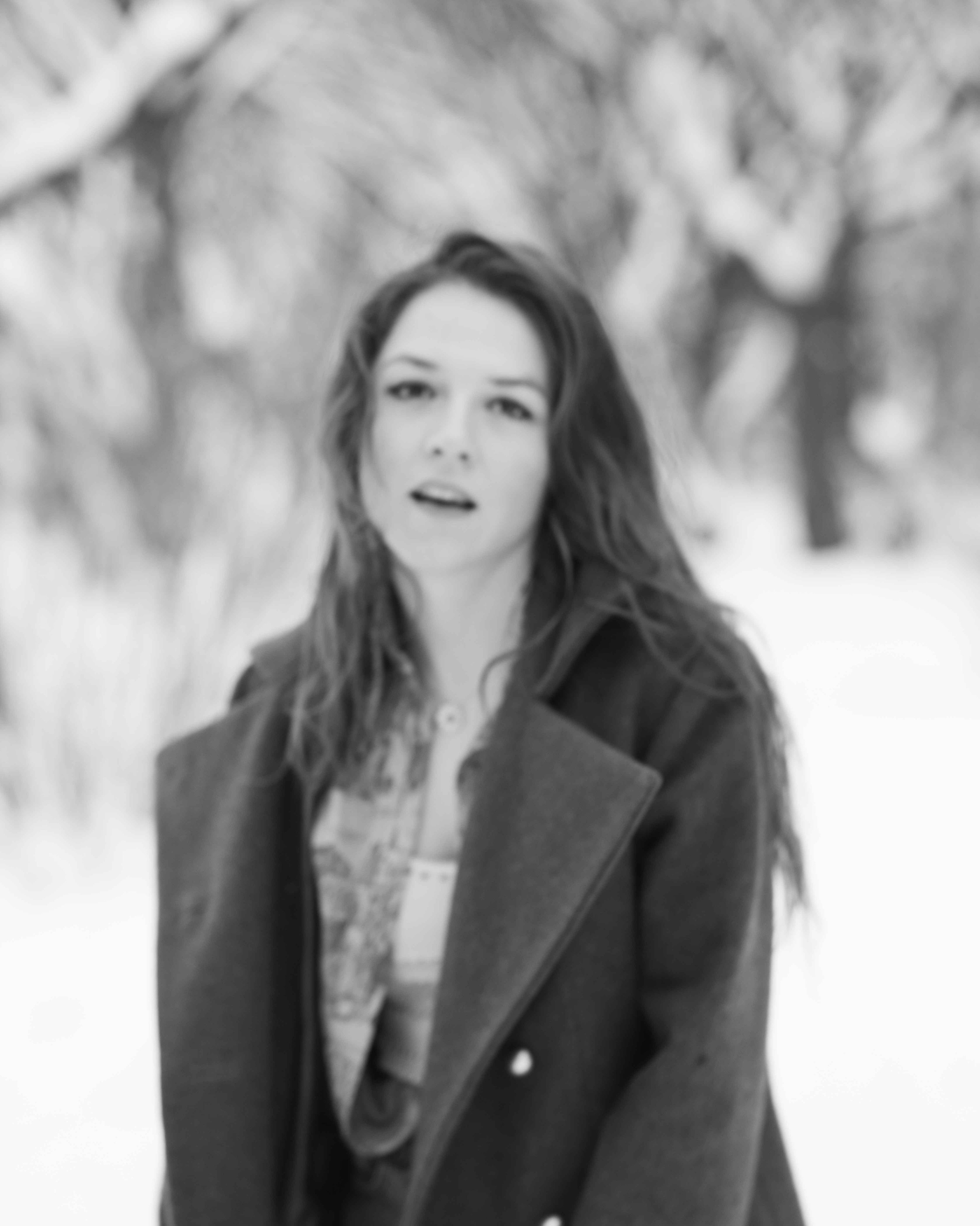 Фотосессия в заснеженном парке. Портретный фотограф Екатерина Лысенко, Москва