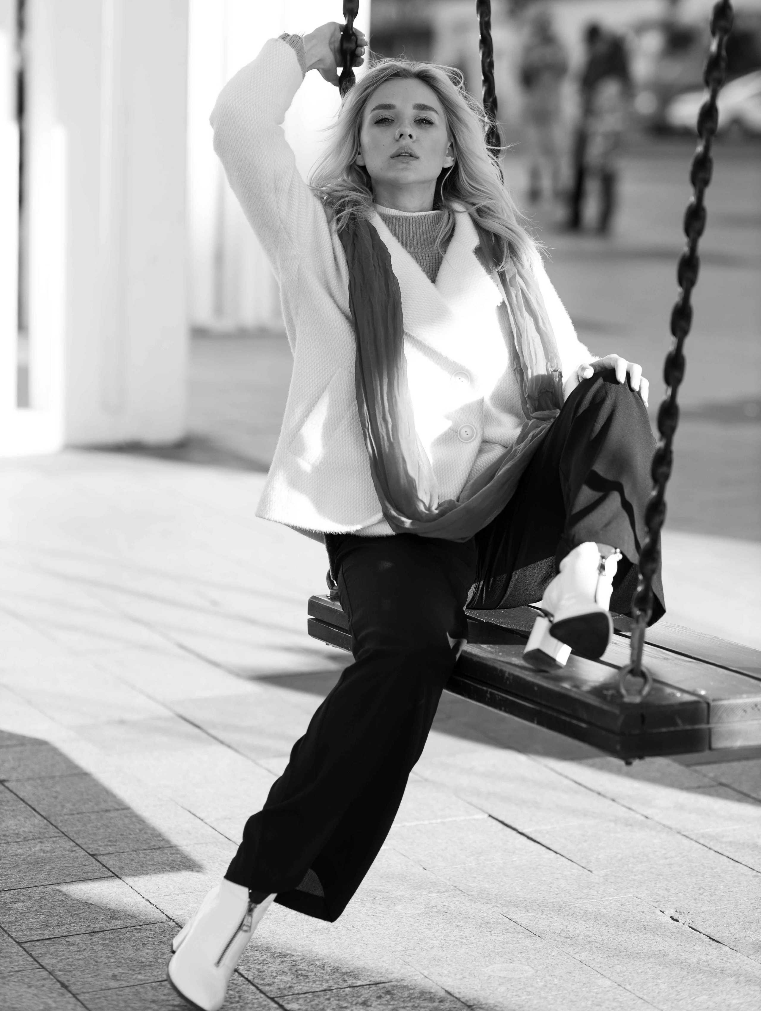 Настя. Фотопрогулка в стиле Fashion. Портретный фотограф Екатерина Лысенко, Москва