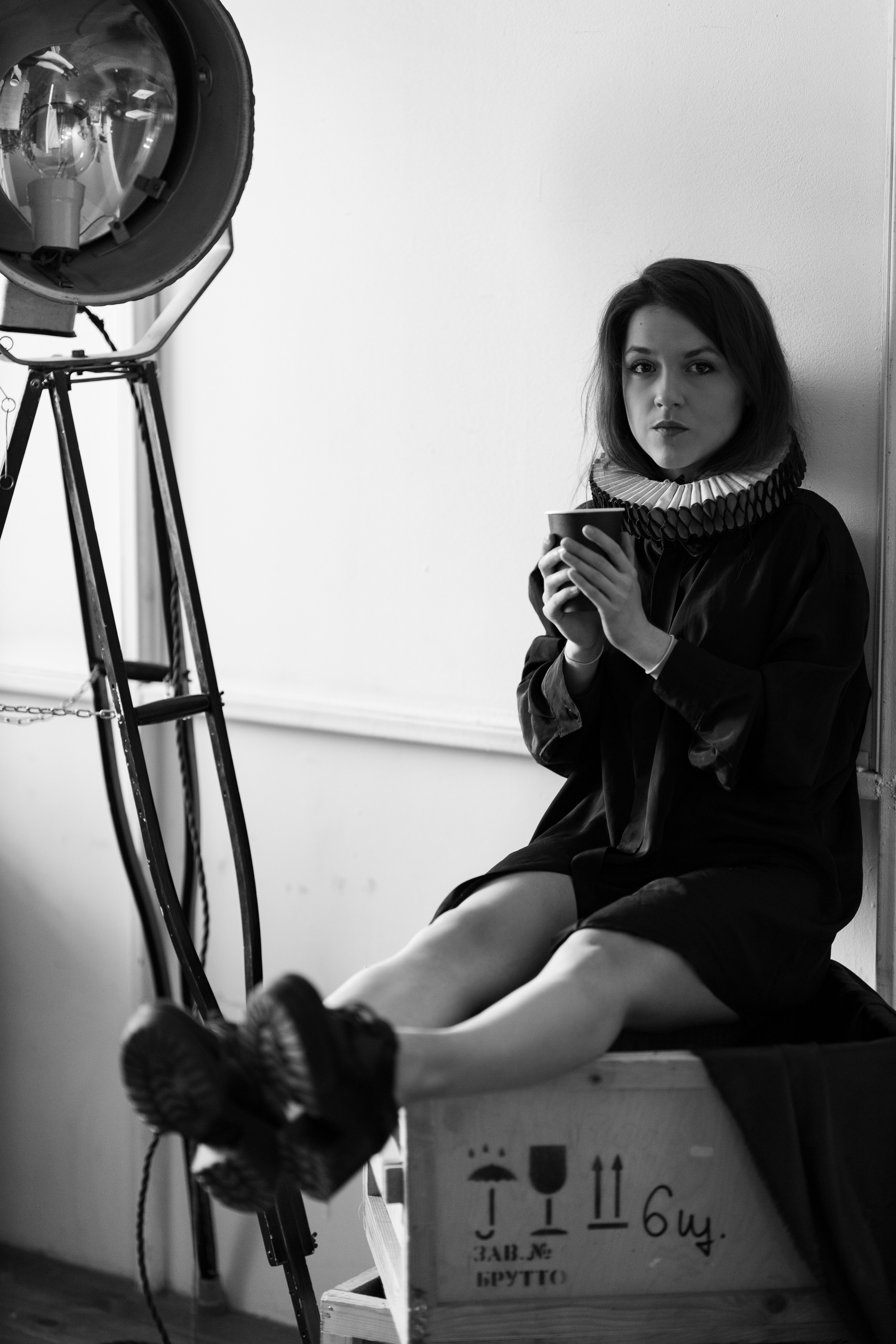 Фотосессия в студии в разных образах. Портретный фотограф Екатерина Лысенко, Москва