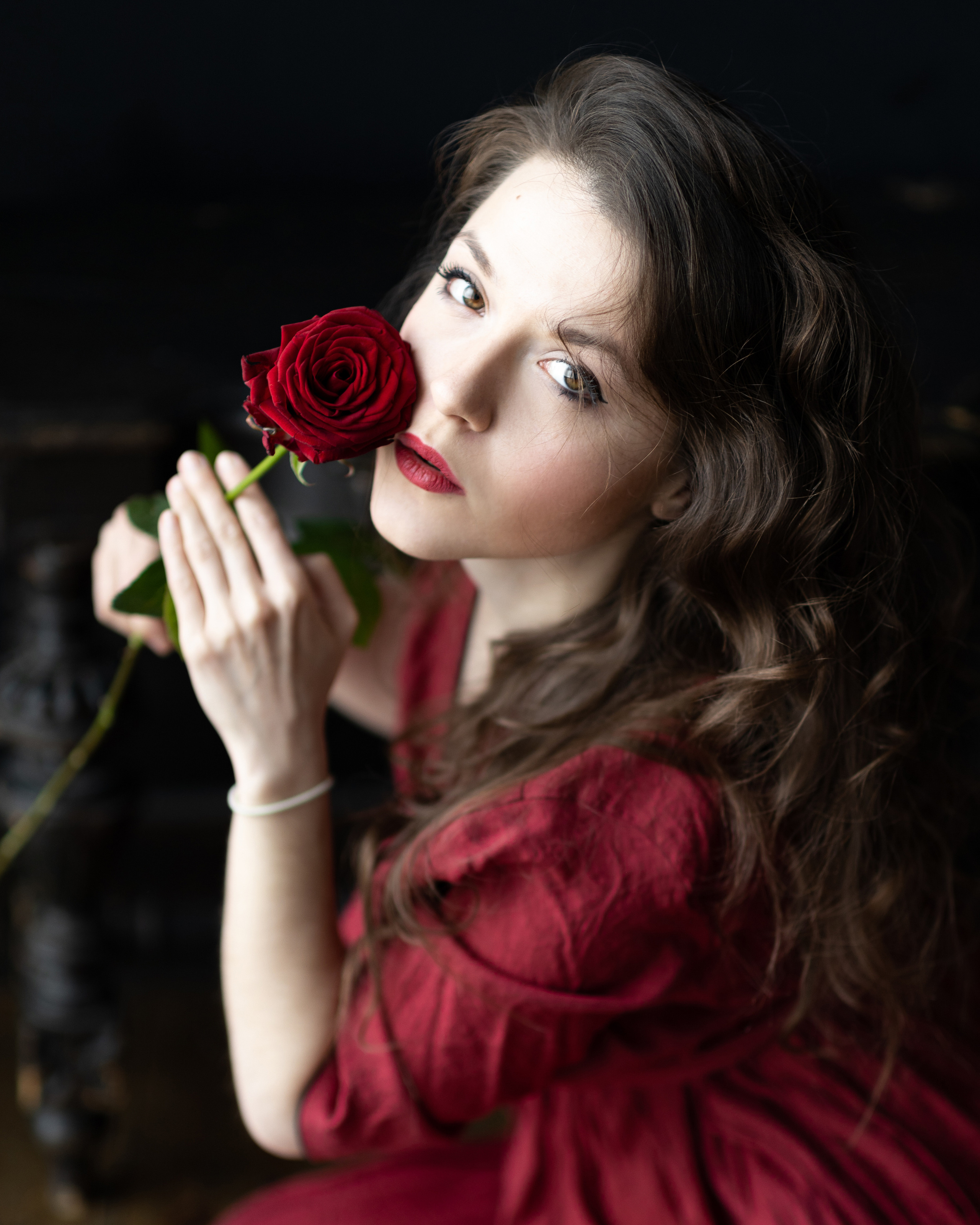 Фотосессия в студии в разных образах. Портретный фотограф Екатерина Лысенко, Москва