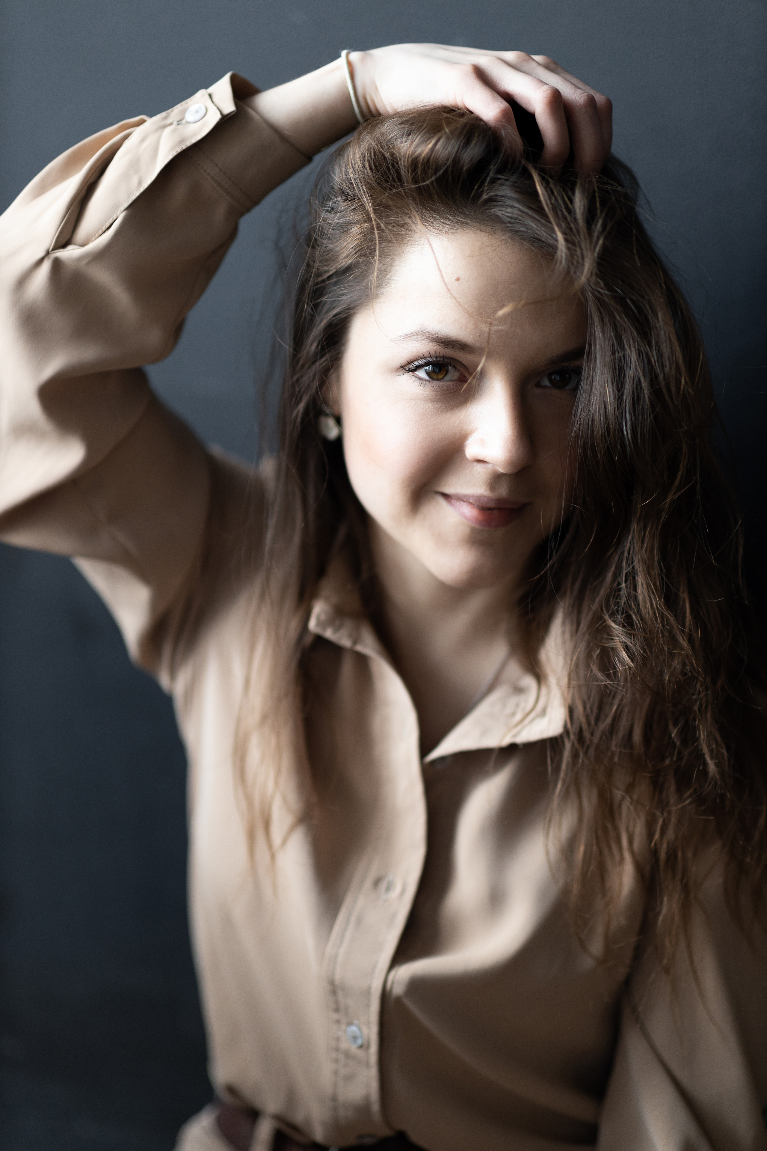 Фотосессия в студии в разных образах. Портретный фотограф Екатерина Лысенко, Москва