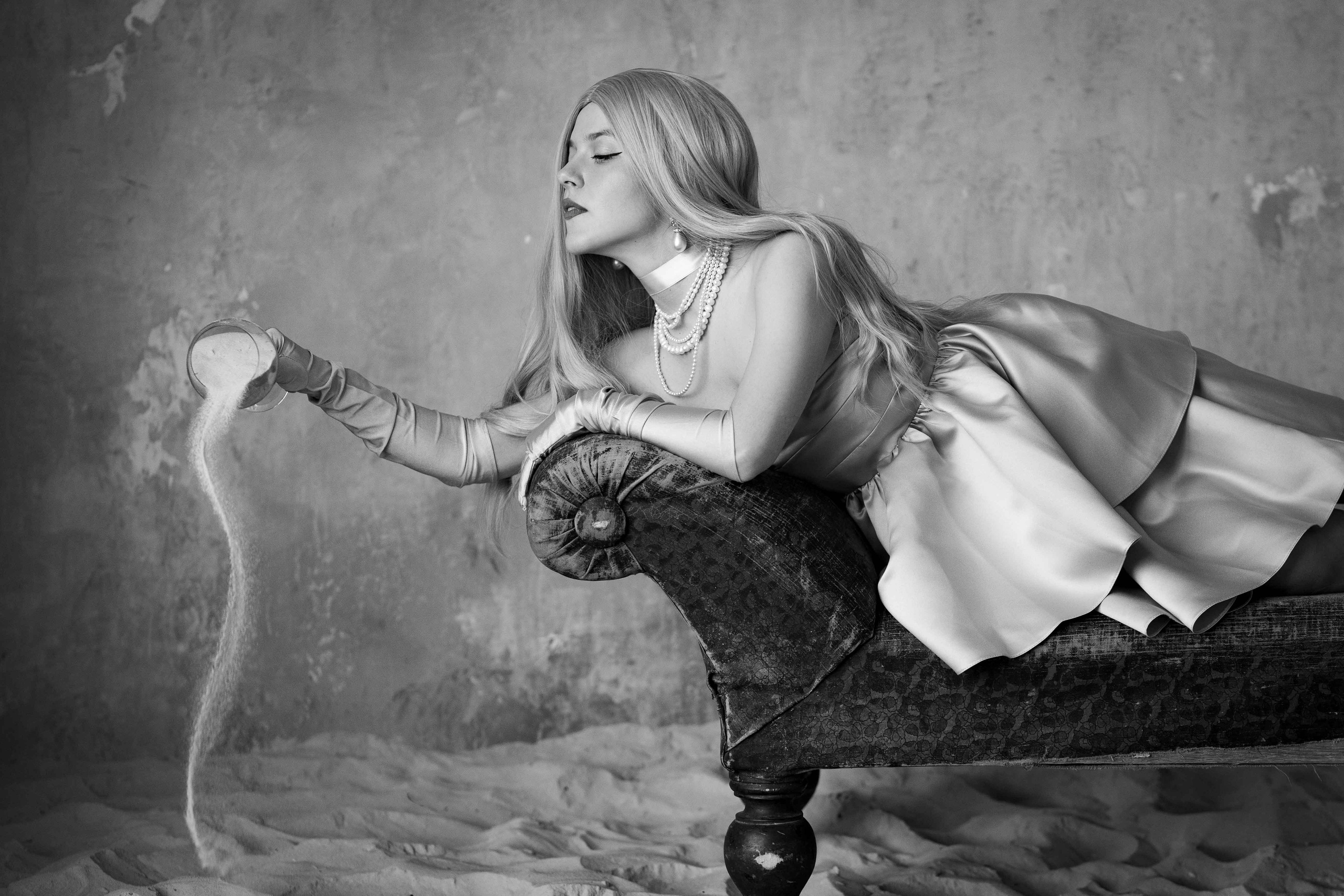 Маша. Фотосессия с песком. Портретный фотограф Екатерина Лысенко, Москва