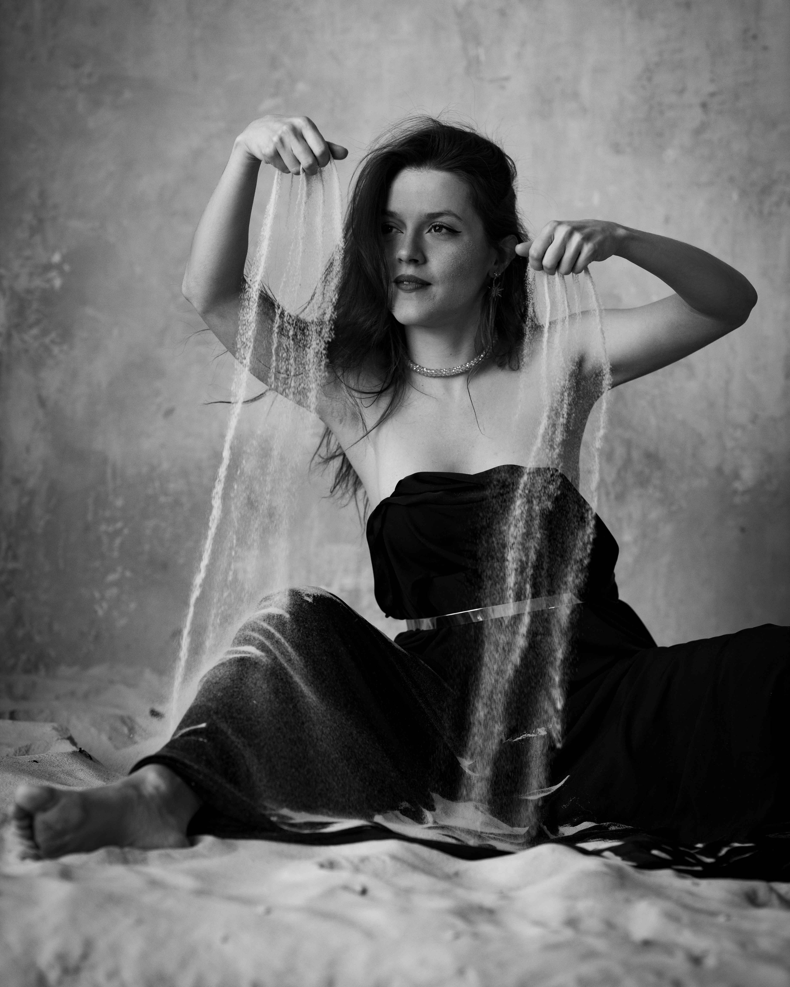 Маша. Фотосессия с песком. Портретный фотограф Екатерина Лысенко, Москва