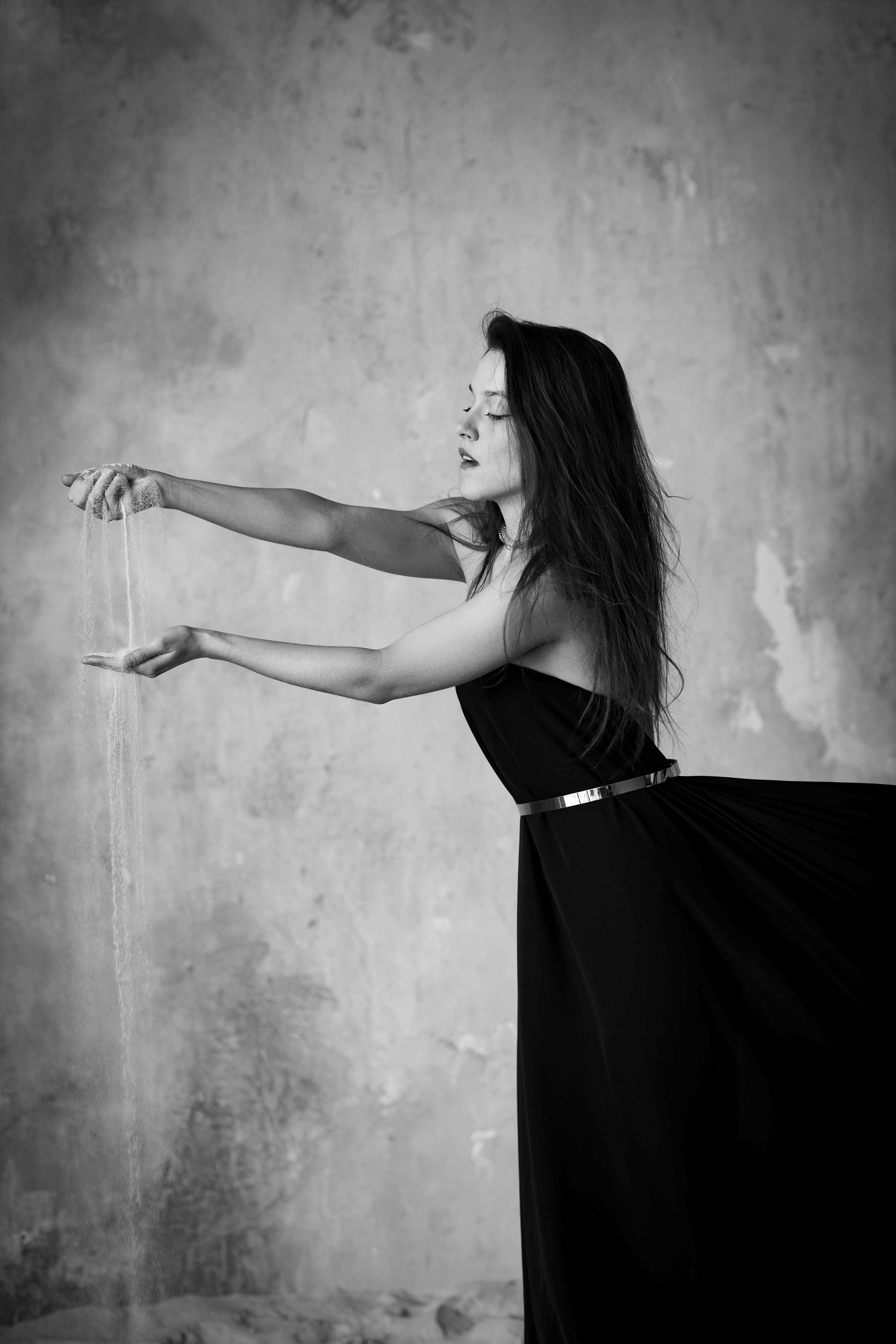 Маша. Фотосессия с песком. Портретный фотограф Екатерина Лысенко, Москва