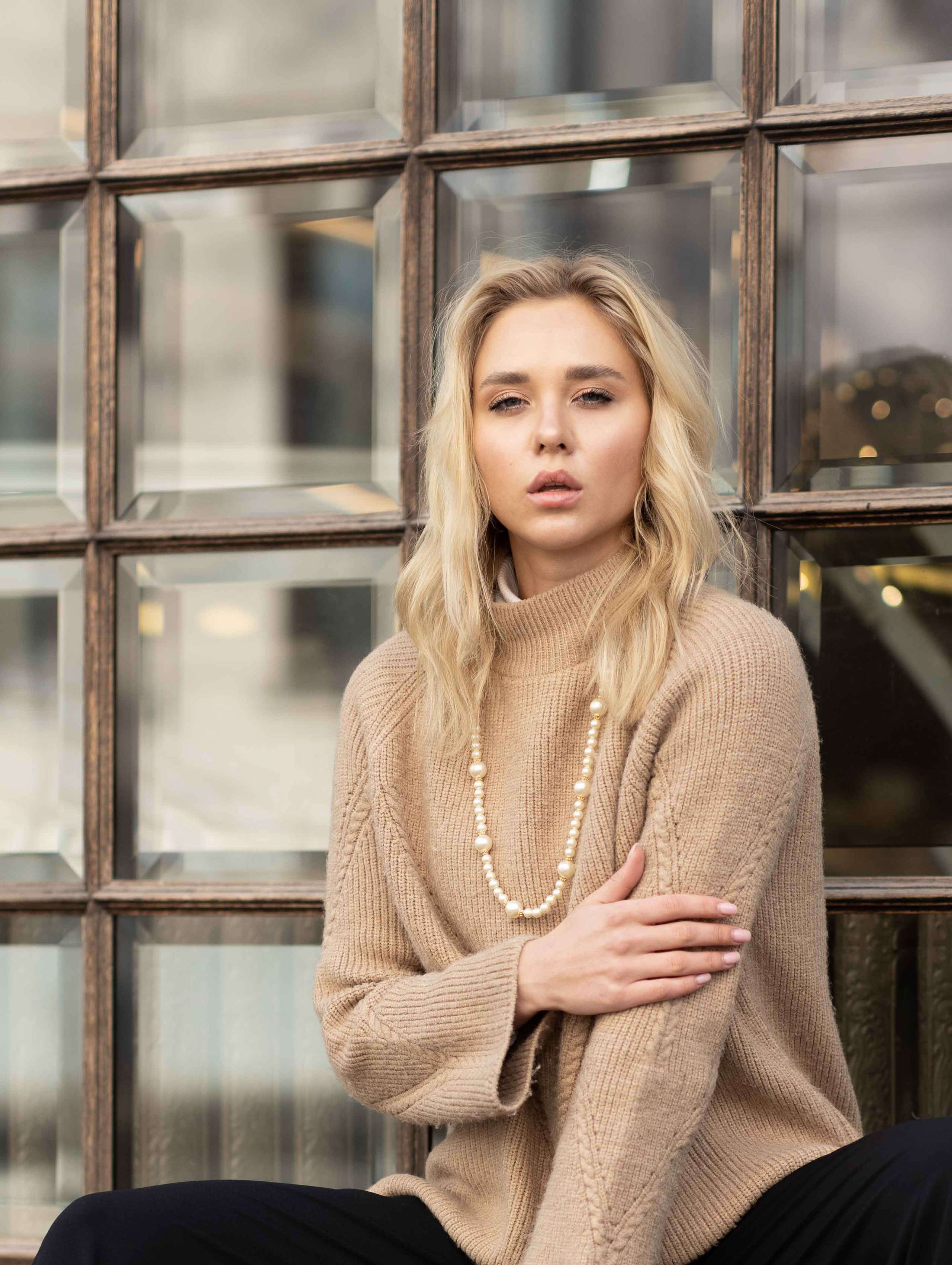 Настя. Фотопрогулка в стиле Fashion. Портретный фотограф Екатерина Лысенко, Москва