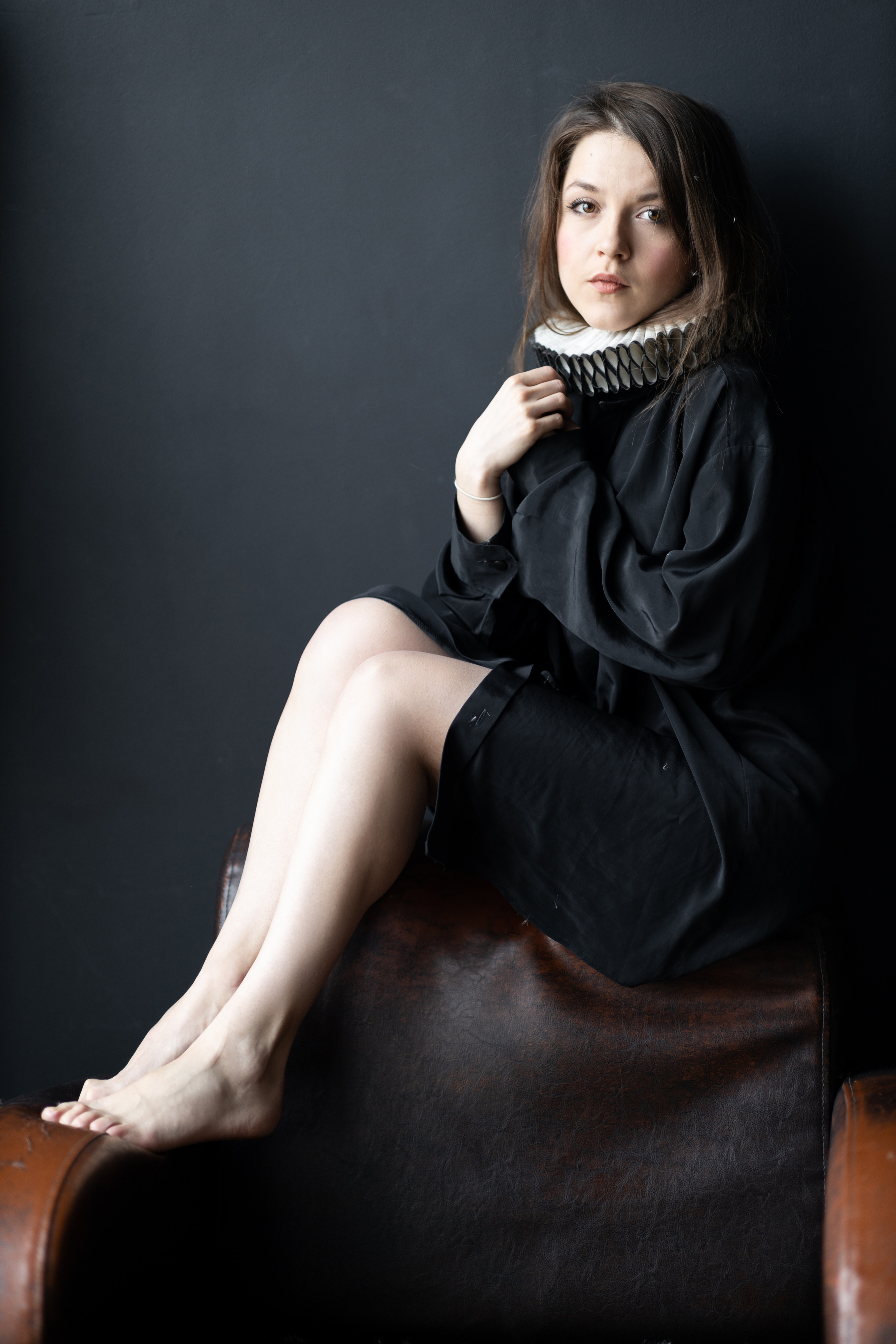 Фотосессия в студии в разных образах. Портретный фотограф Екатерина Лысенко, Москва