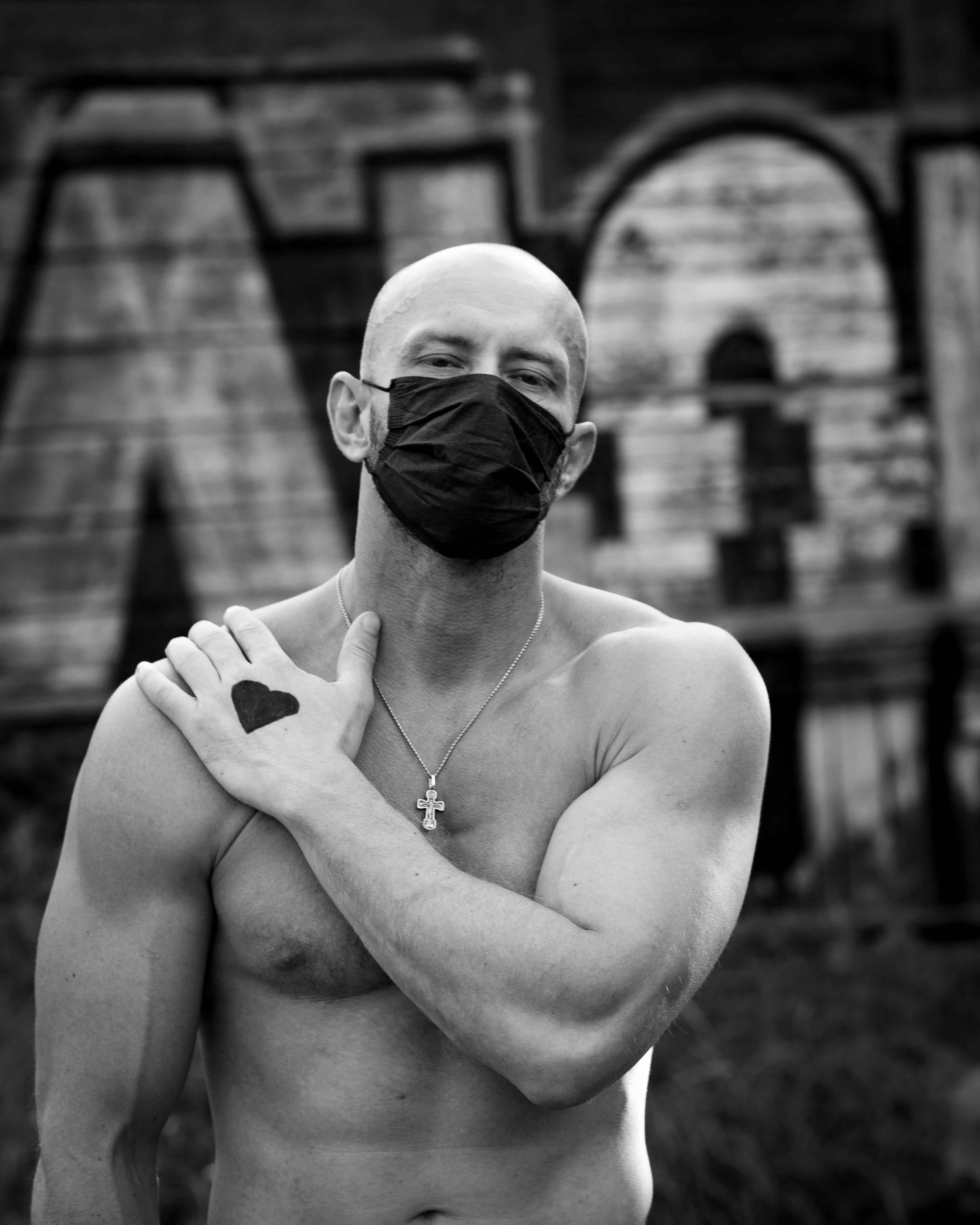 Саша. Граффити. Любовь. Портретный фотограф Екатерина Лысенко, Москва