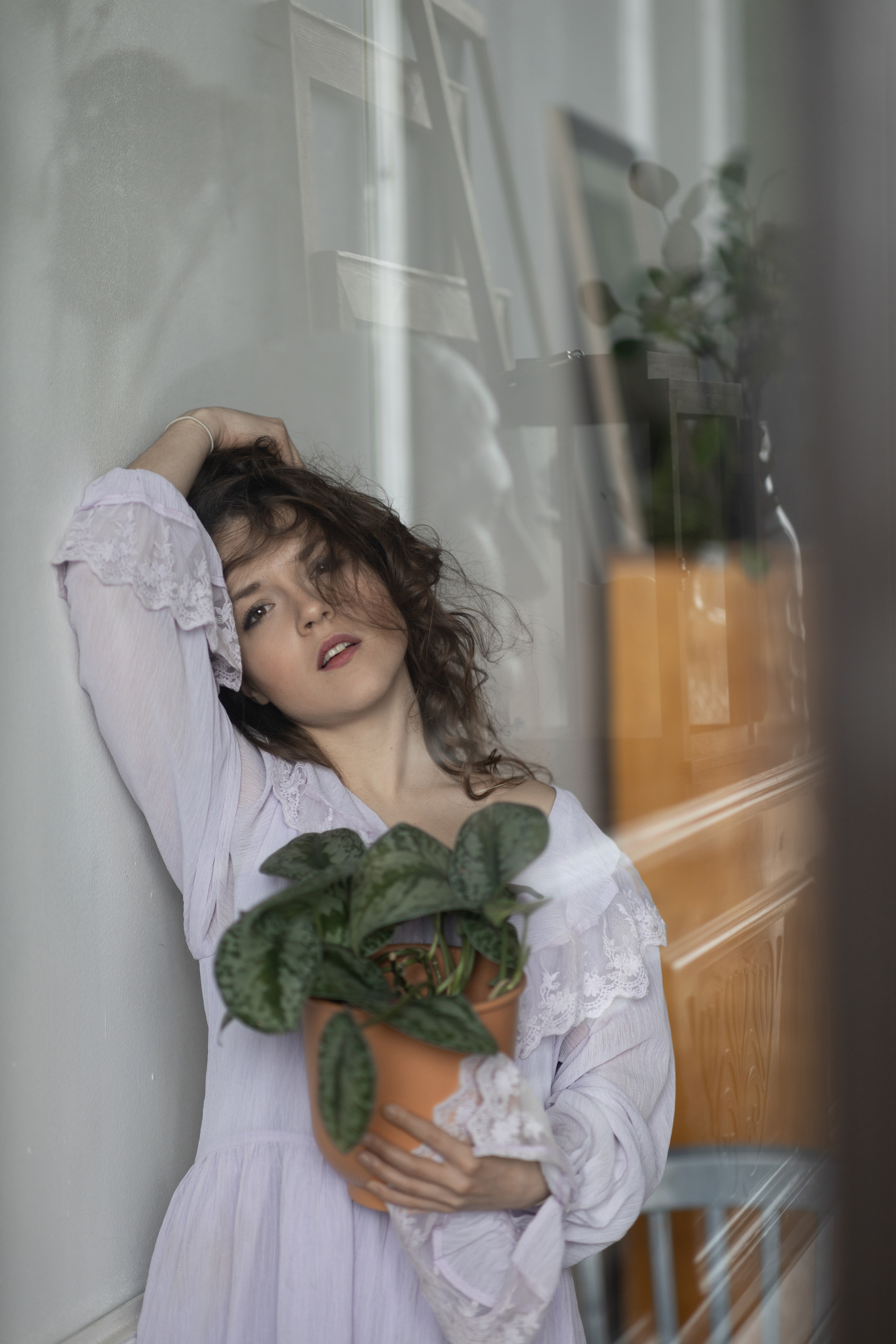 Фотосессия в студии в разных образах. Портретный фотограф Екатерина Лысенко, Москва